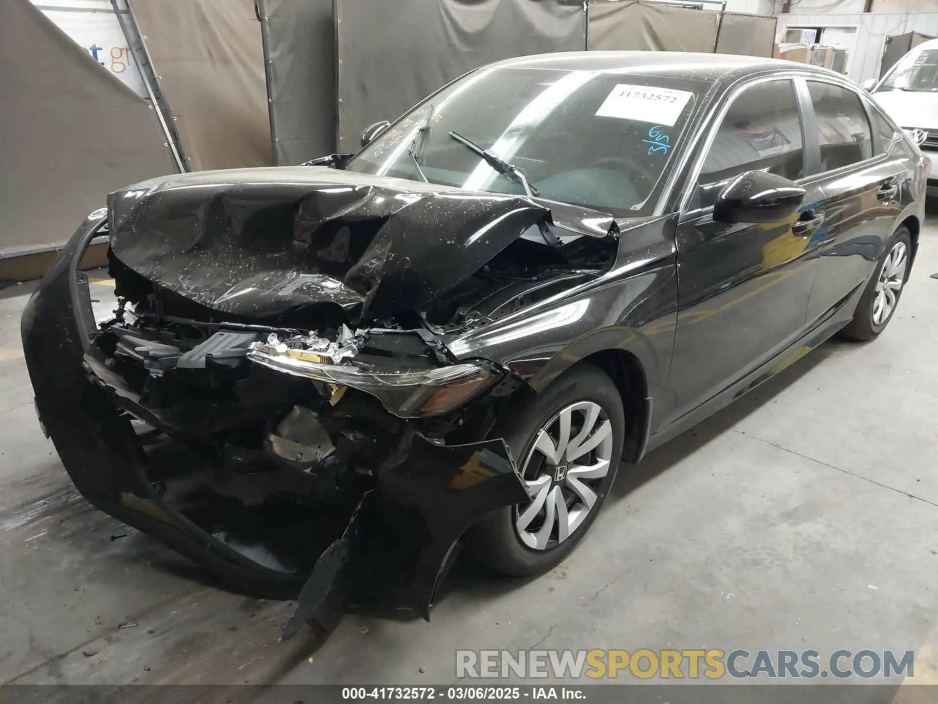 2 Photograph of a damaged car 2HGFE2F2XSH568725 HONDA CIVIC 2025