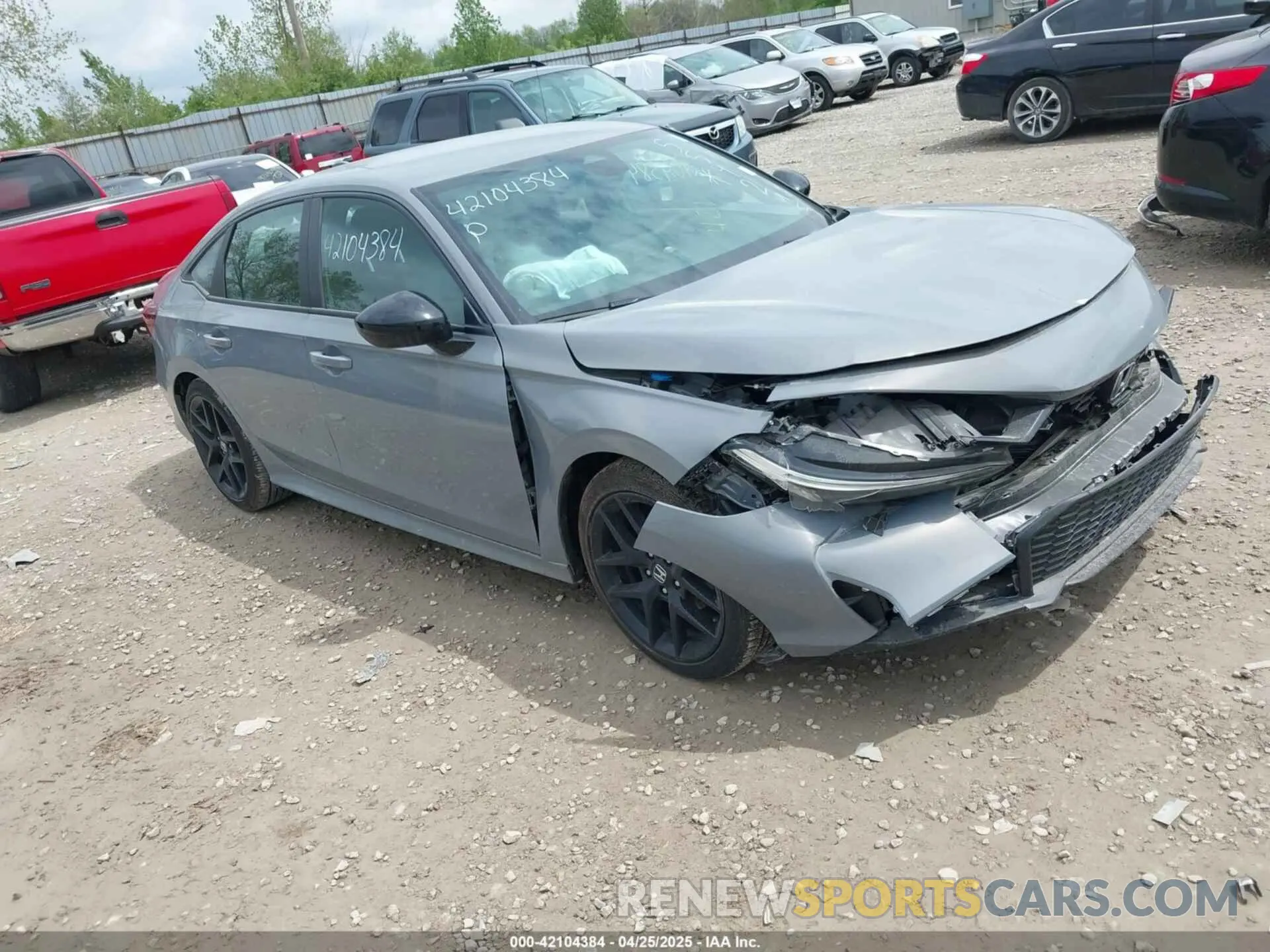 1 Photograph of a damaged car 2HGFE2F50SH554245 HONDA CIVIC 2025