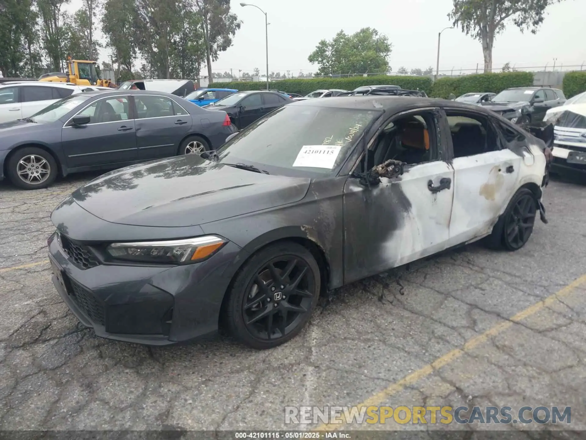 2 Photograph of a damaged car 2HGFE2F51SH528124 HONDA CIVIC 2025