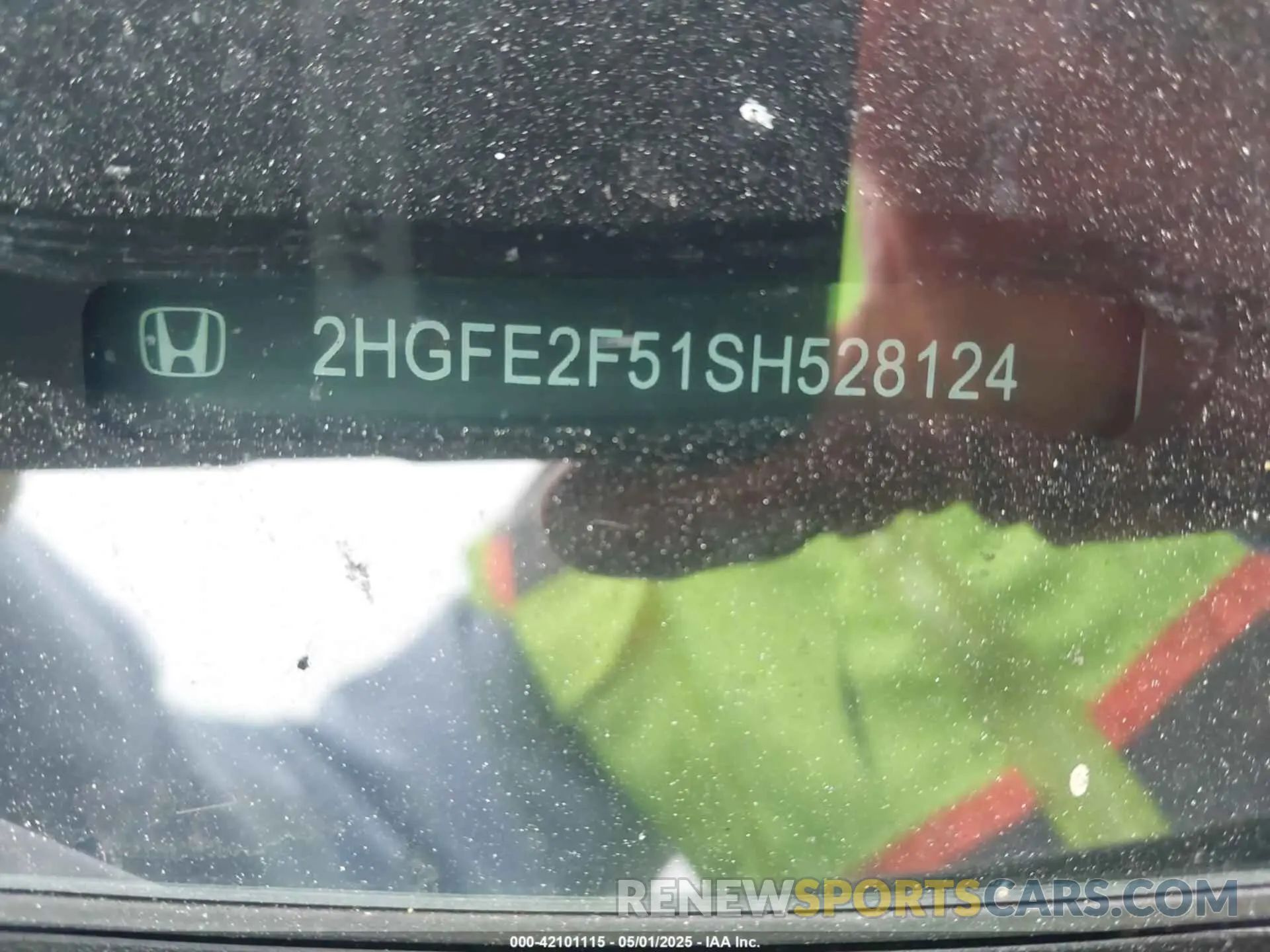 9 Photograph of a damaged car 2HGFE2F51SH528124 HONDA CIVIC 2025