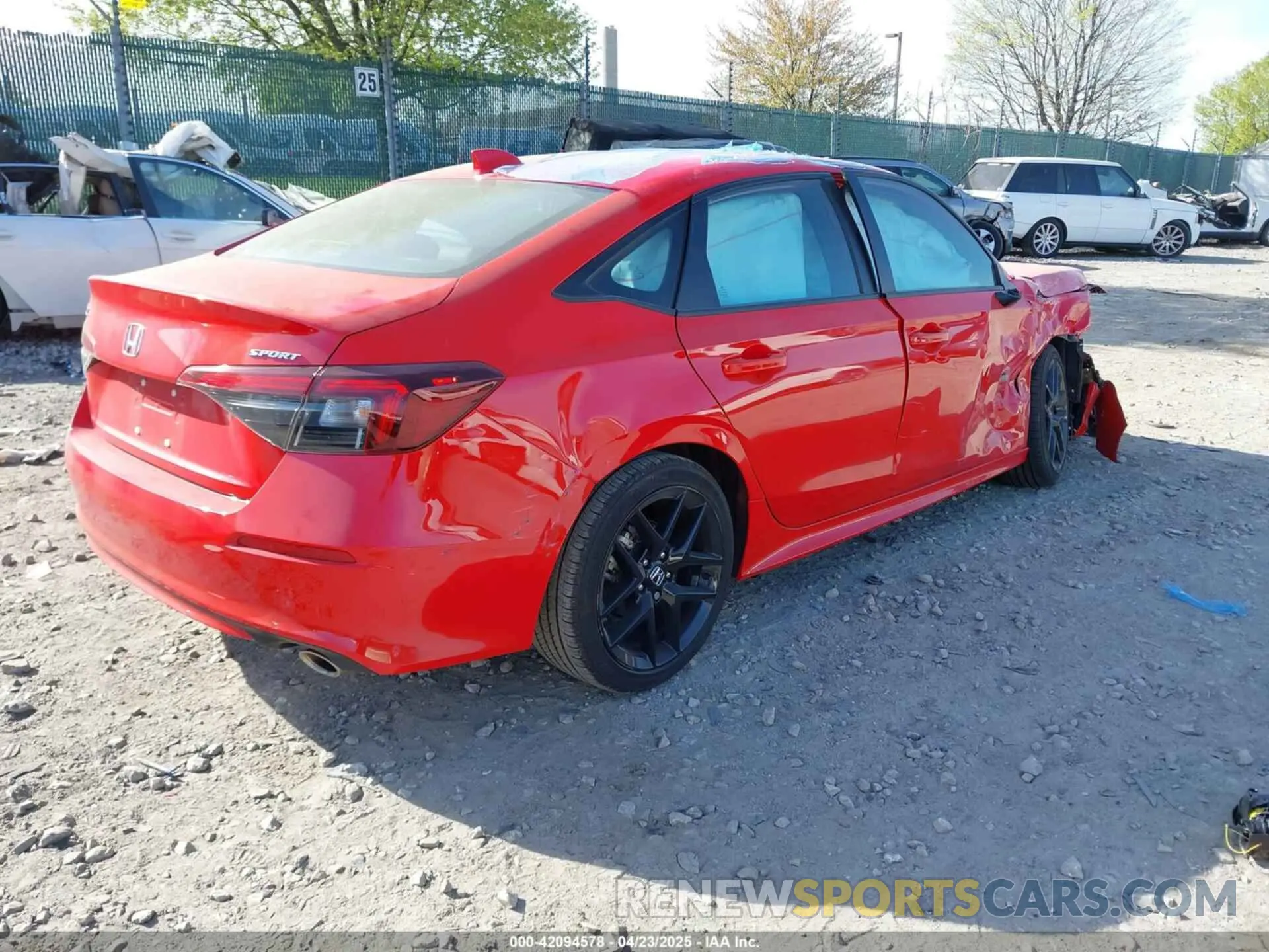 4 Photograph of a damaged car 2HGFE2F51SH528155 HONDA CIVIC 2025