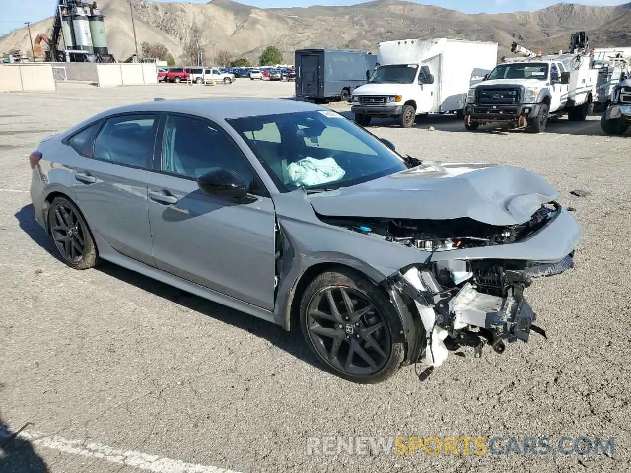 4 Photograph of a damaged car 2HGFE2F51SH557221 HONDA CIVIC 2025