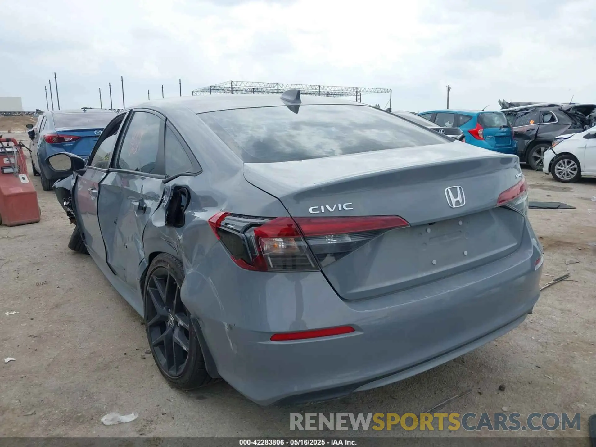 3 Photograph of a damaged car 2HGFE2F52SH558541 HONDA CIVIC 2025