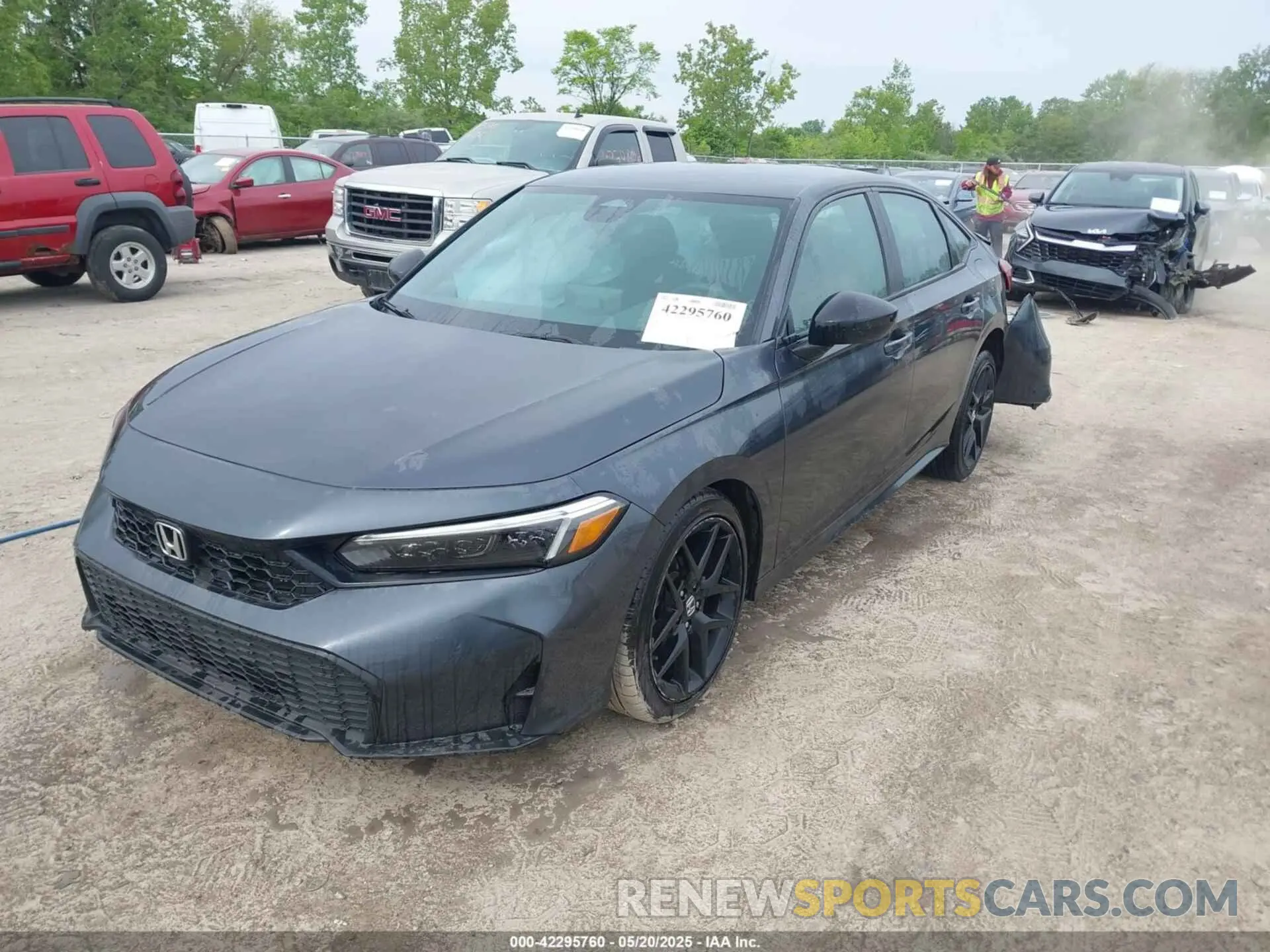 2 Photograph of a damaged car 2HGFE2F52SH570737 HONDA CIVIC 2025