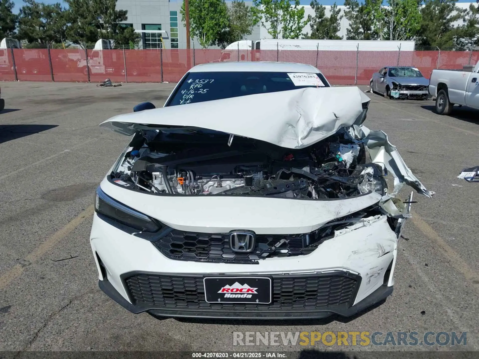 16 Фотография поврежденного автомобиля 2HGFE2F52SH576361 HONDA CIVIC 2025
