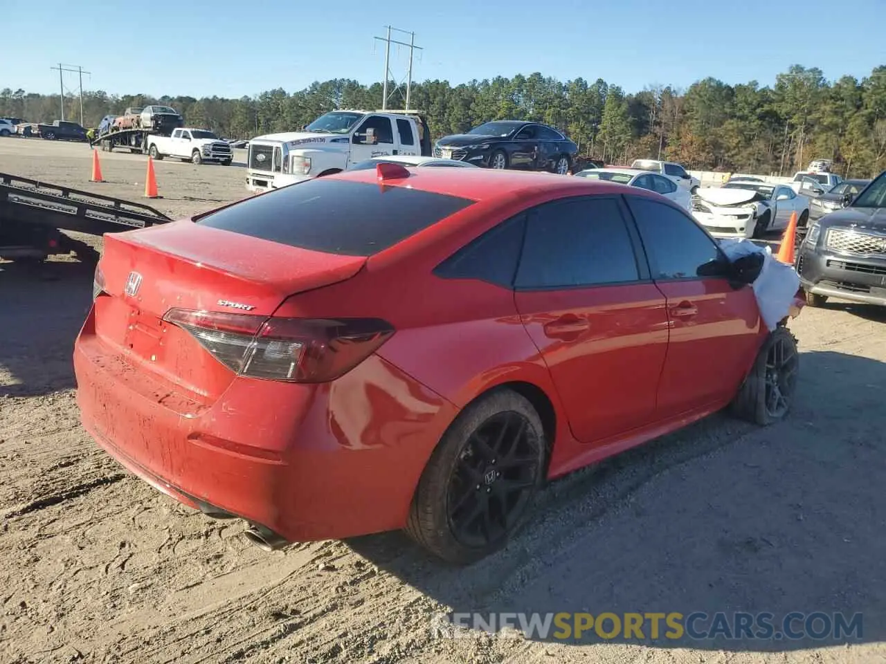 3 Photograph of a damaged car 2HGFE2F53SH502947 HONDA CIVIC 2025