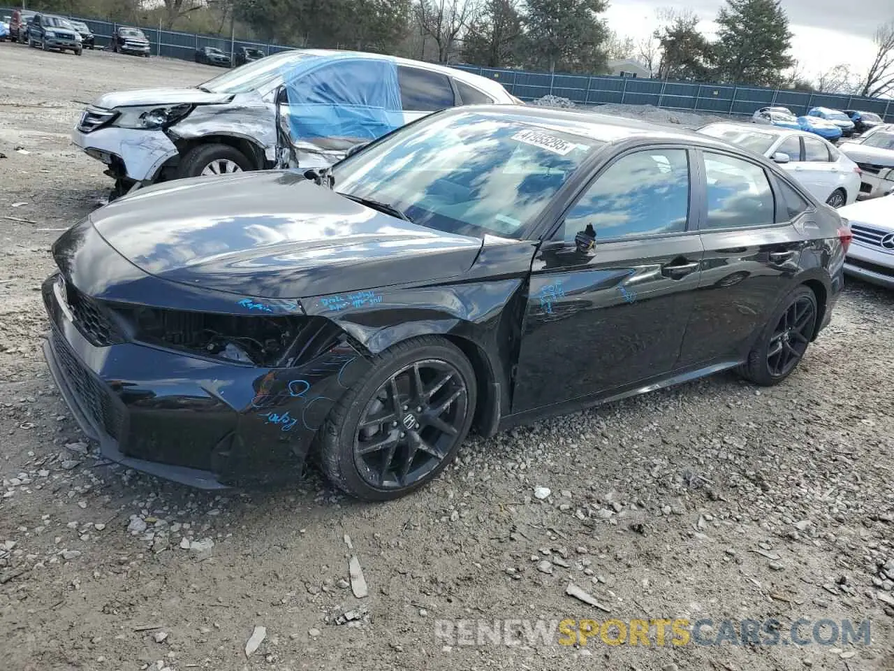 1 Photograph of a damaged car 2HGFE2F53SH513172 HONDA CIVIC 2025