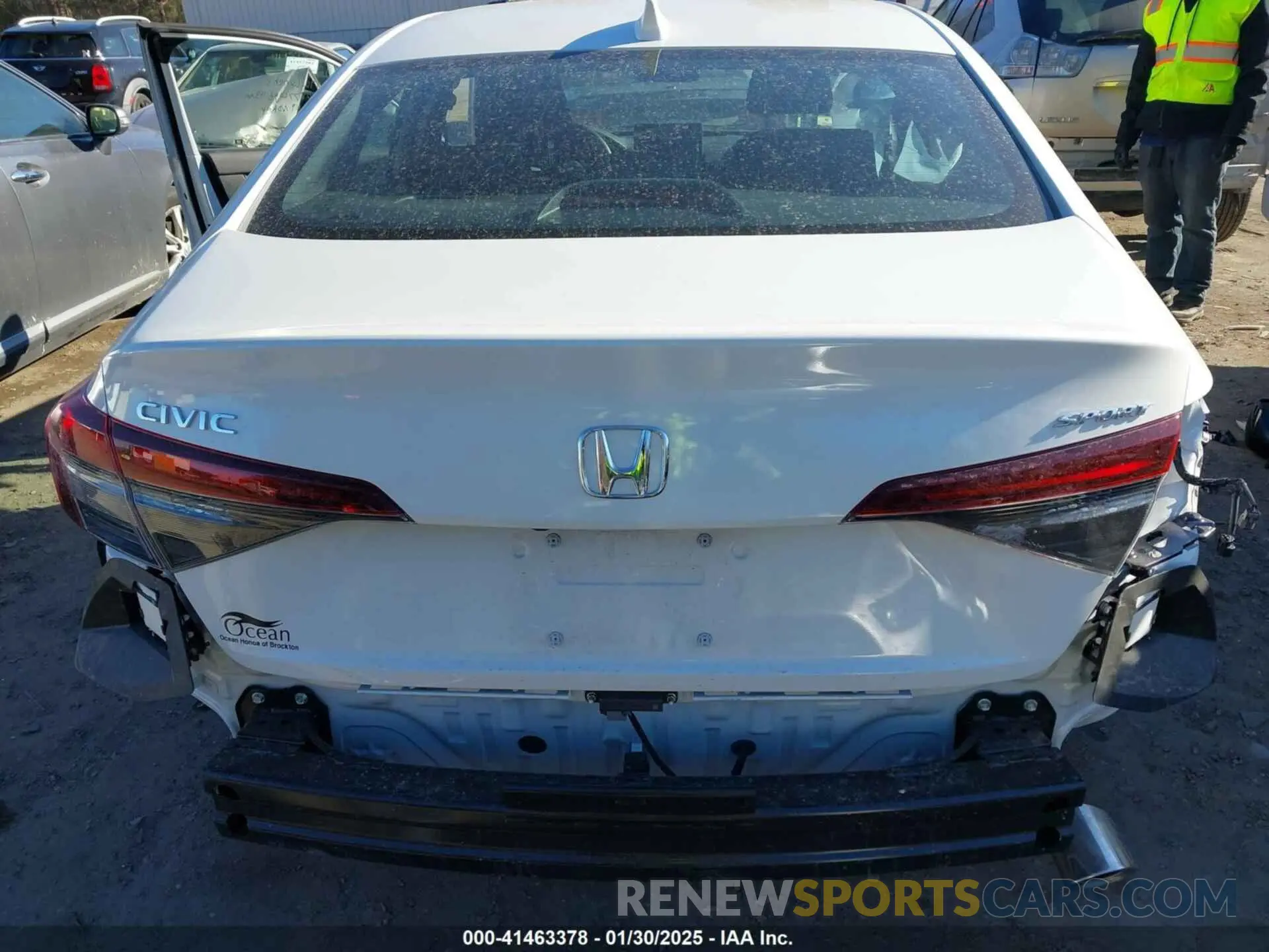 17 Photograph of a damaged car 2HGFE2F53SH517478 HONDA CIVIC 2025