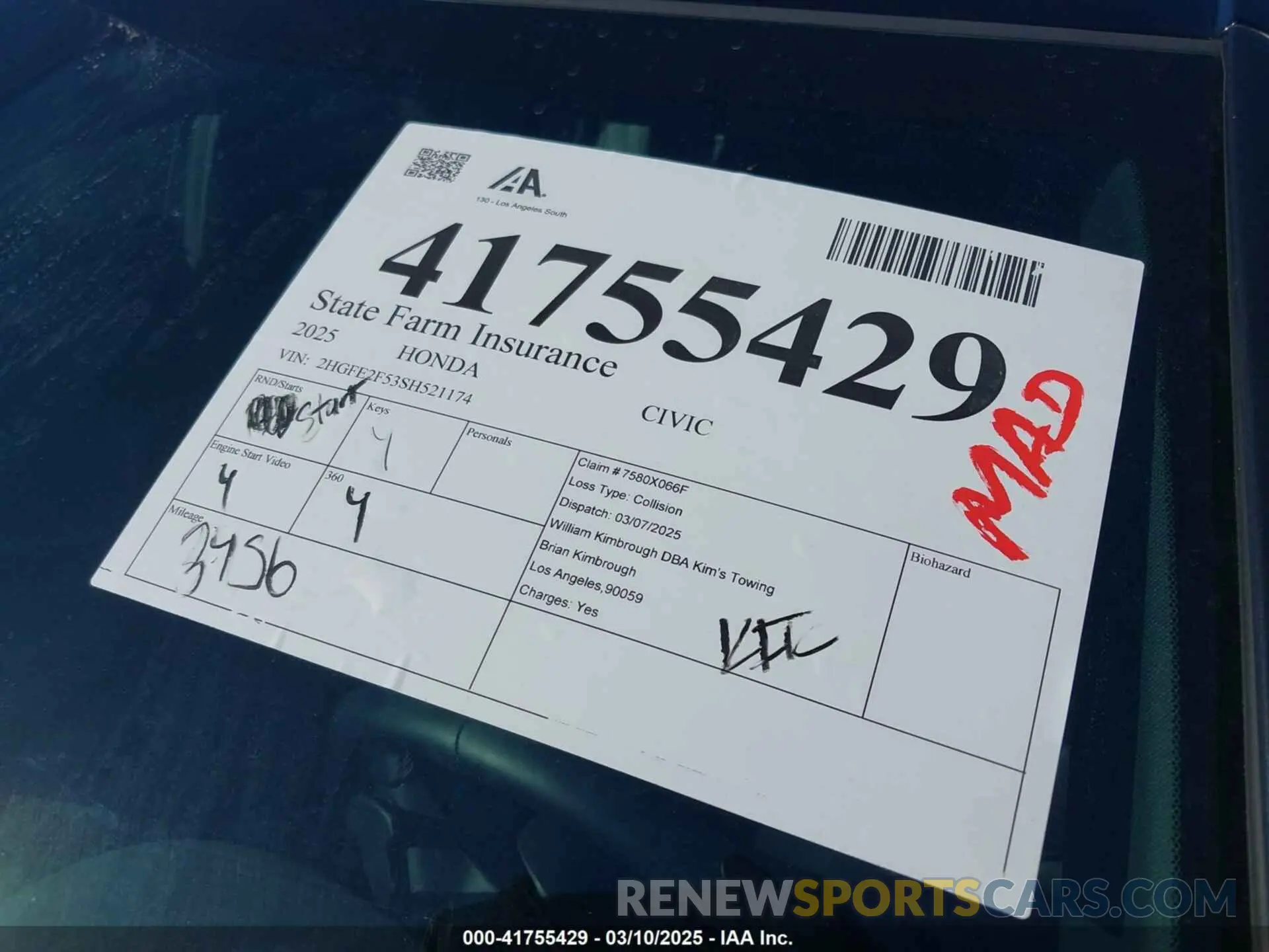 18 Фотография поврежденного автомобиля 2HGFE2F53SH521174 HONDA CIVIC 2025