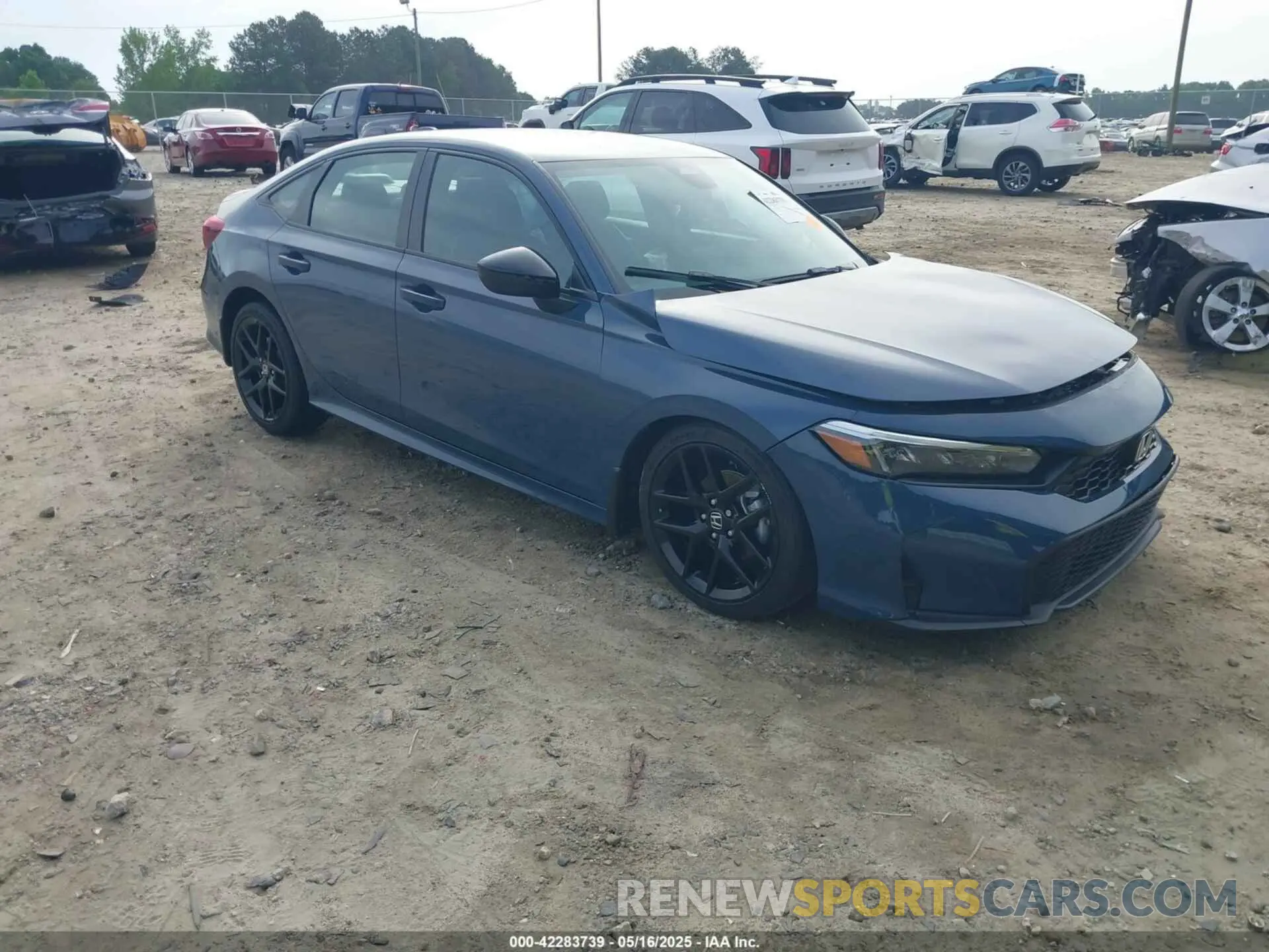 1 Photograph of a damaged car 2HGFE2F53SH525497 HONDA CIVIC 2025
