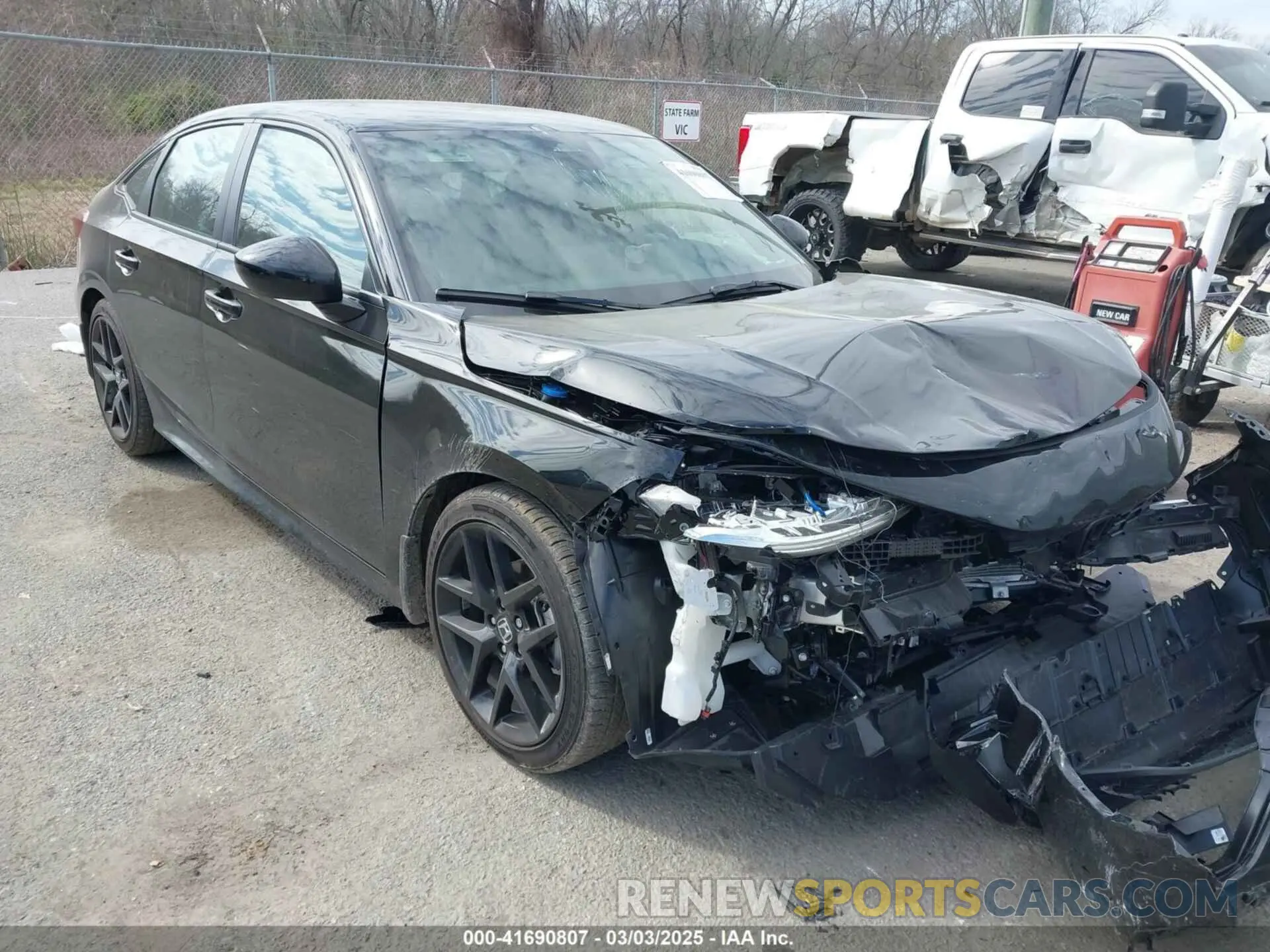 1 Photograph of a damaged car 2HGFE2F53SH546060 HONDA CIVIC 2025
