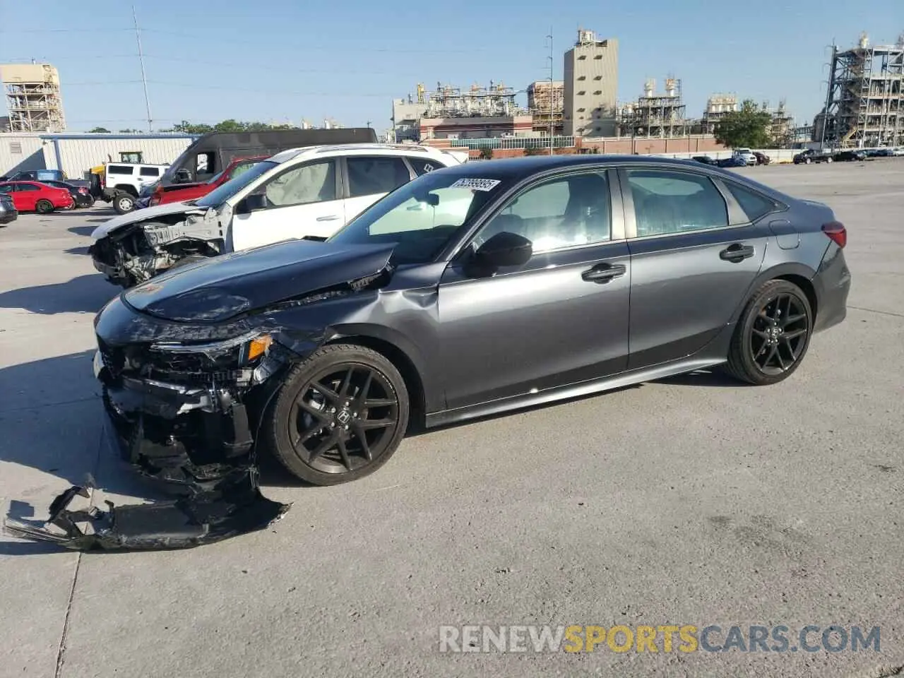 1 Photograph of a damaged car 2HGFE2F53SH560752 HONDA CIVIC 2025