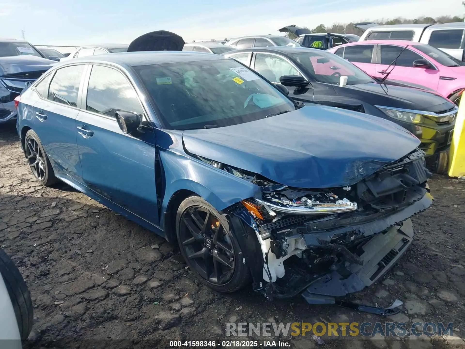 1 Photograph of a damaged car 2HGFE2F54SH506800 HONDA CIVIC 2025