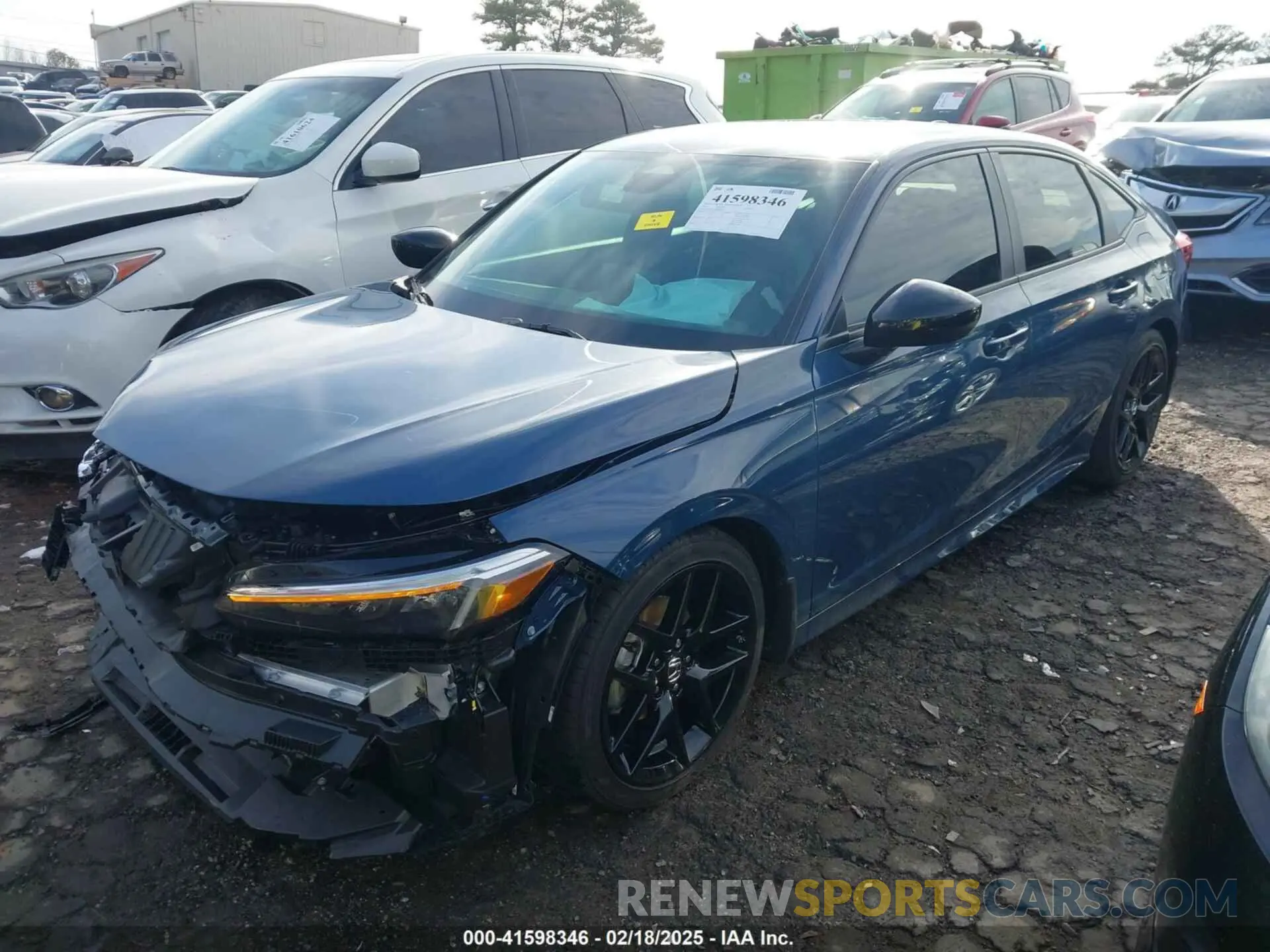 2 Photograph of a damaged car 2HGFE2F54SH506800 HONDA CIVIC 2025
