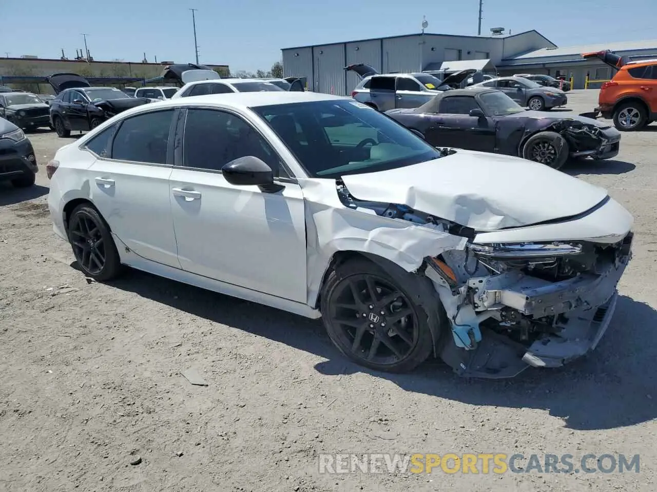 4 Photograph of a damaged car 2HGFE2F54SH513231 HONDA CIVIC 2025