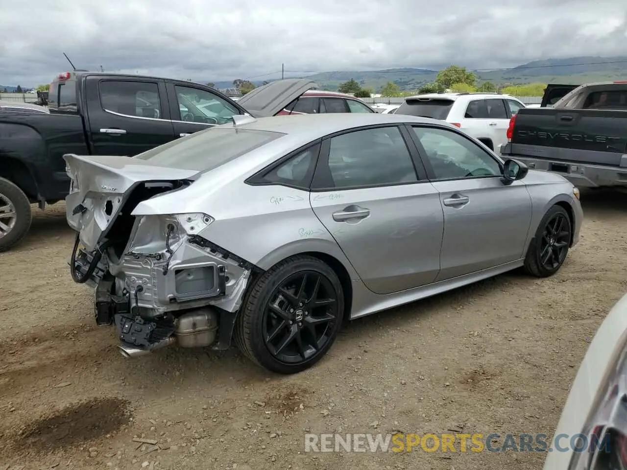3 Photograph of a damaged car 2HGFE2F54SH571047 HONDA CIVIC 2025