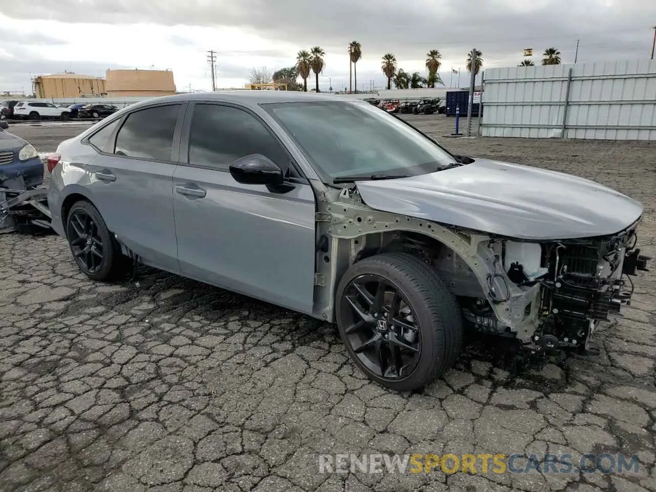 4 Photograph of a damaged car 2HGFE2F55SH524982 HONDA CIVIC 2025