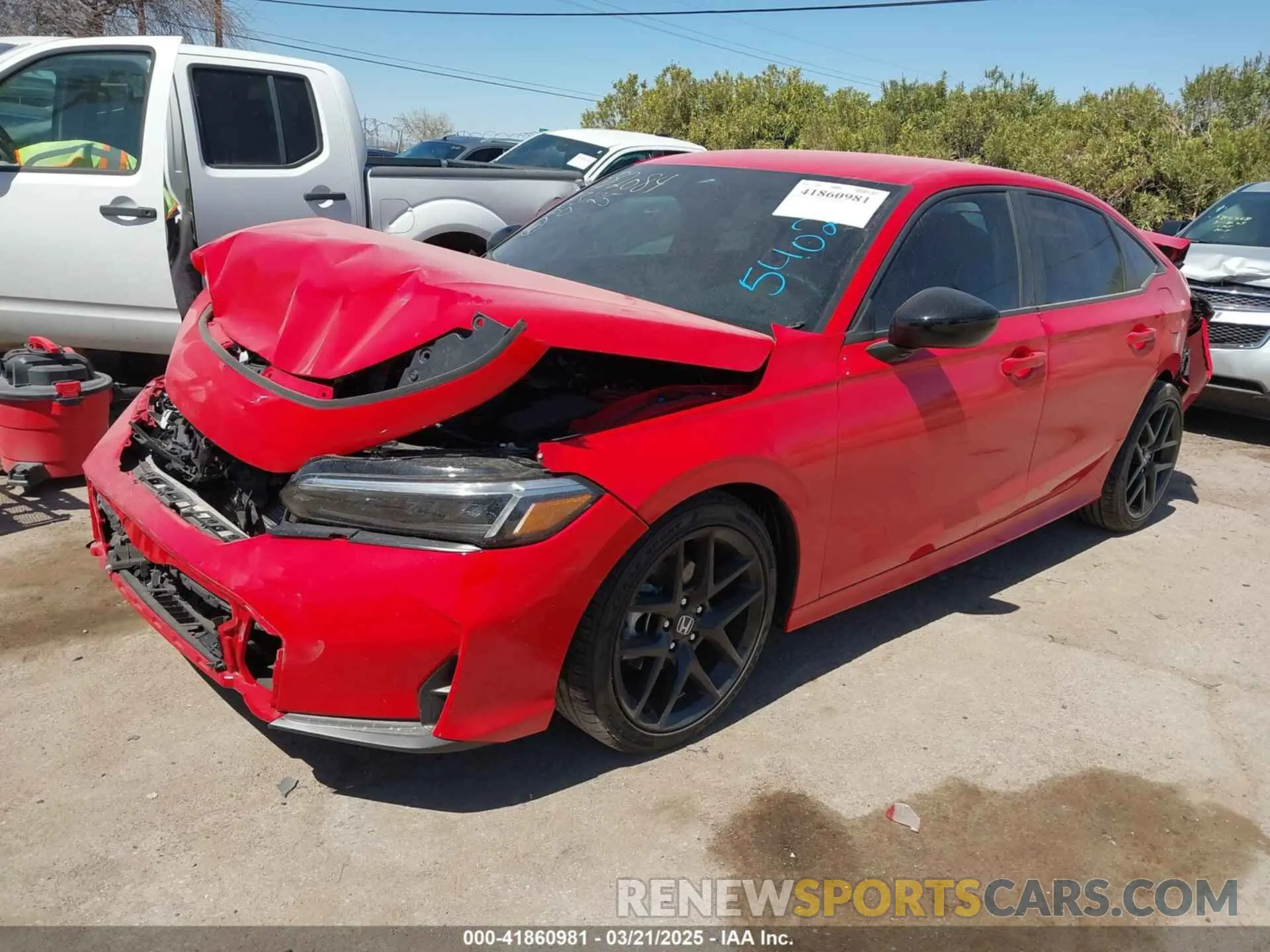 2 Фотография поврежденного автомобиля 2HGFE2F55SH540275 HONDA CIVIC 2025