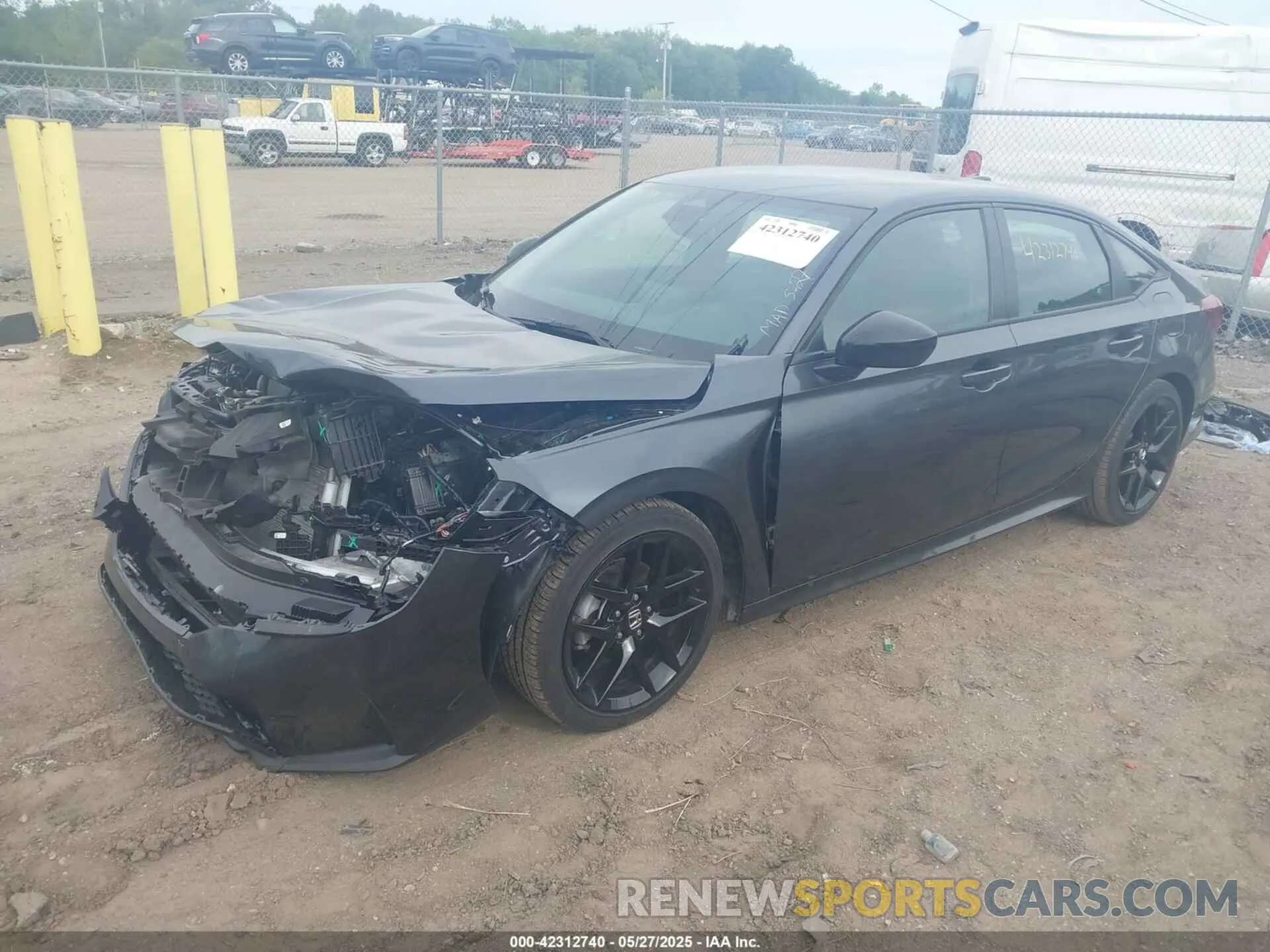 2 Photograph of a damaged car 2HGFE2F55SH552183 HONDA CIVIC 2025