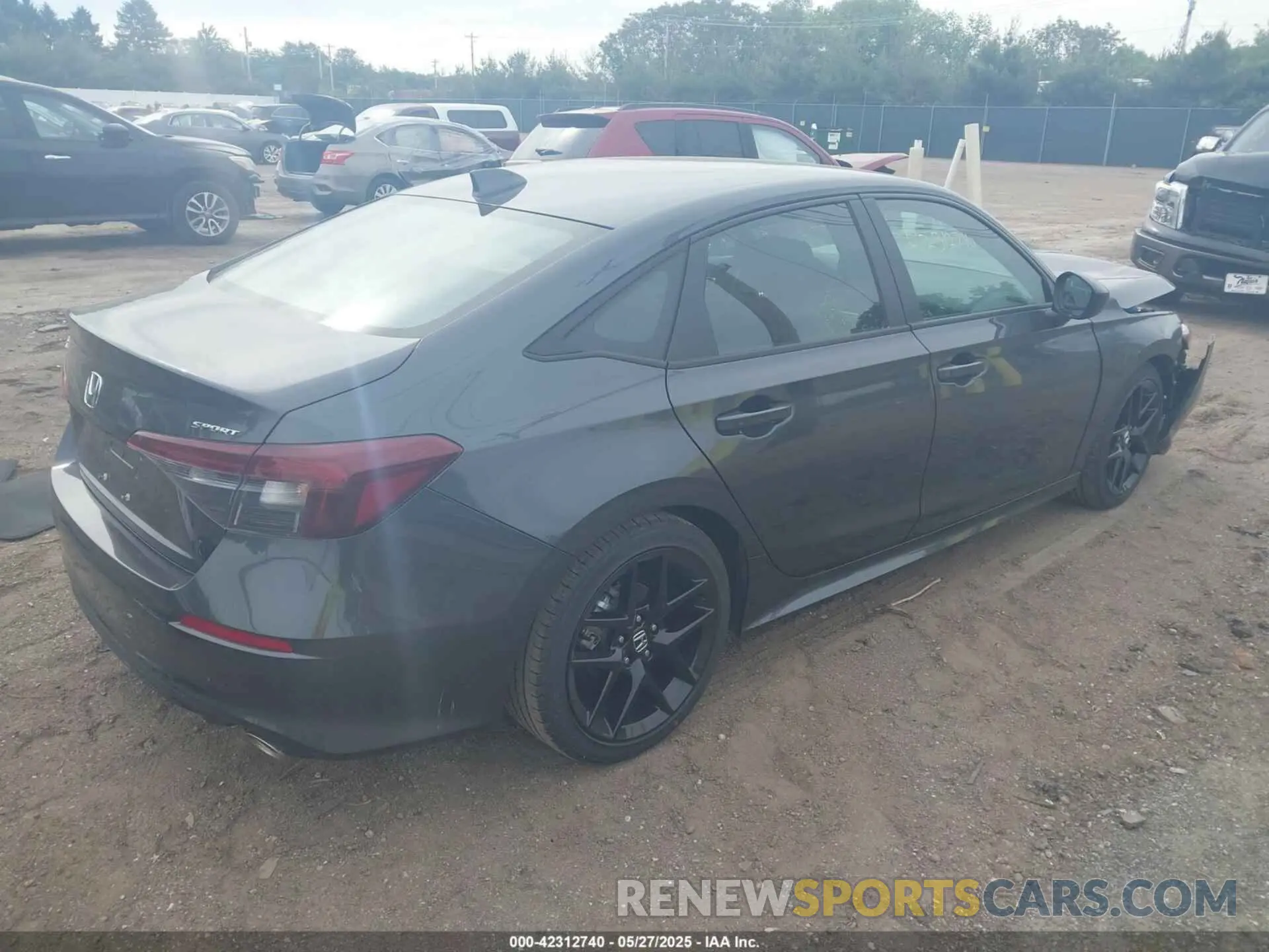 4 Photograph of a damaged car 2HGFE2F55SH552183 HONDA CIVIC 2025
