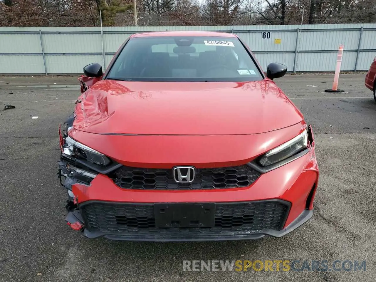 5 Photograph of a damaged car 2HGFE2F56SH501274 HONDA CIVIC 2025