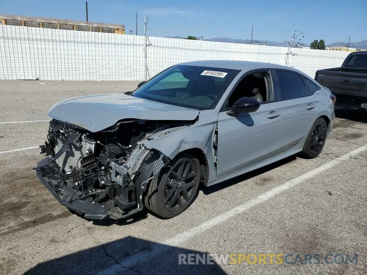 1 Photograph of a damaged car 2HGFE2F56SH502604 HONDA CIVIC 2025