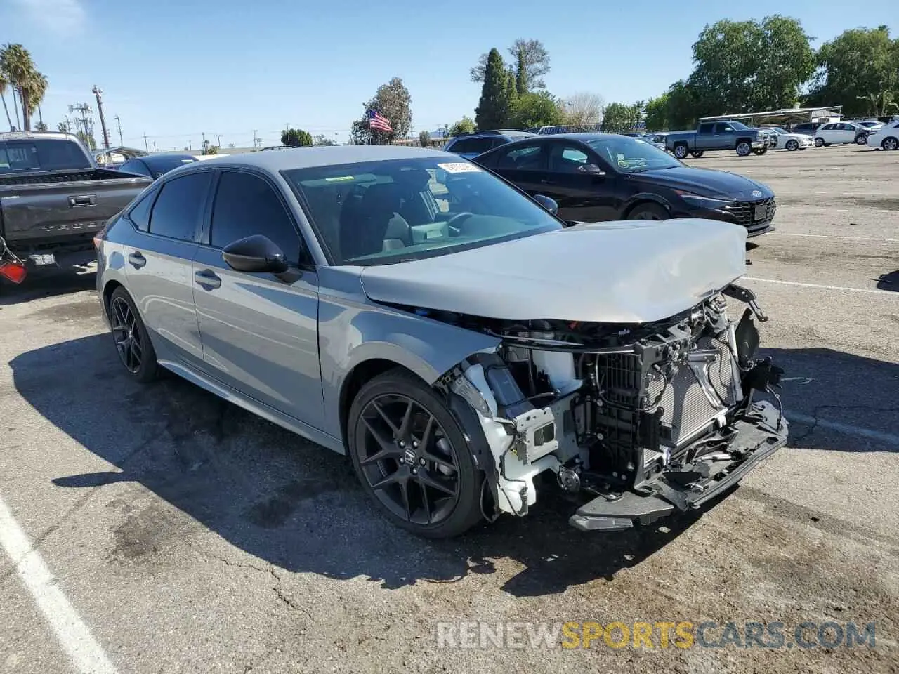 4 Photograph of a damaged car 2HGFE2F56SH502604 HONDA CIVIC 2025