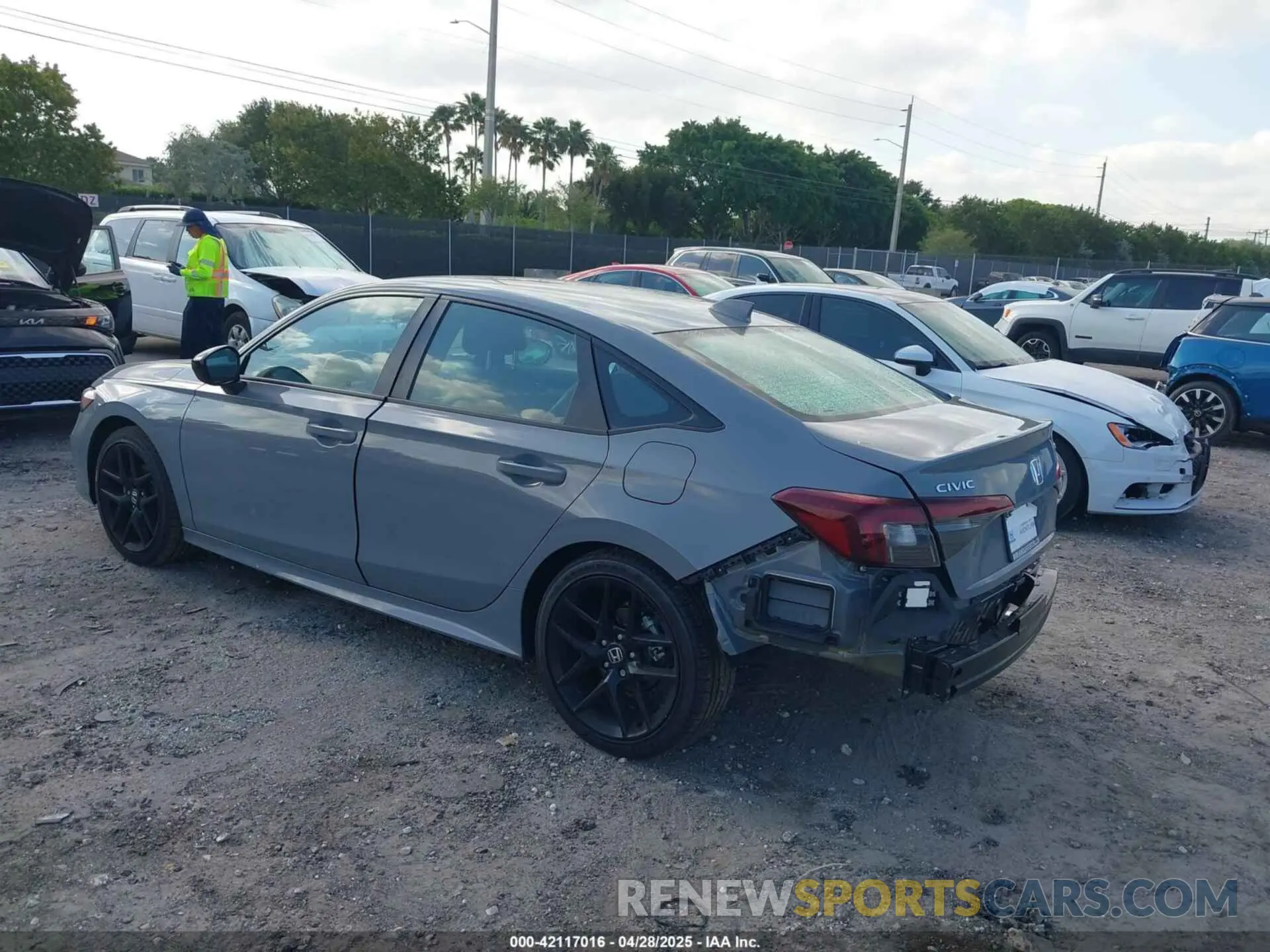 3 Photograph of a damaged car 2HGFE2F56SH569610 HONDA CIVIC 2025