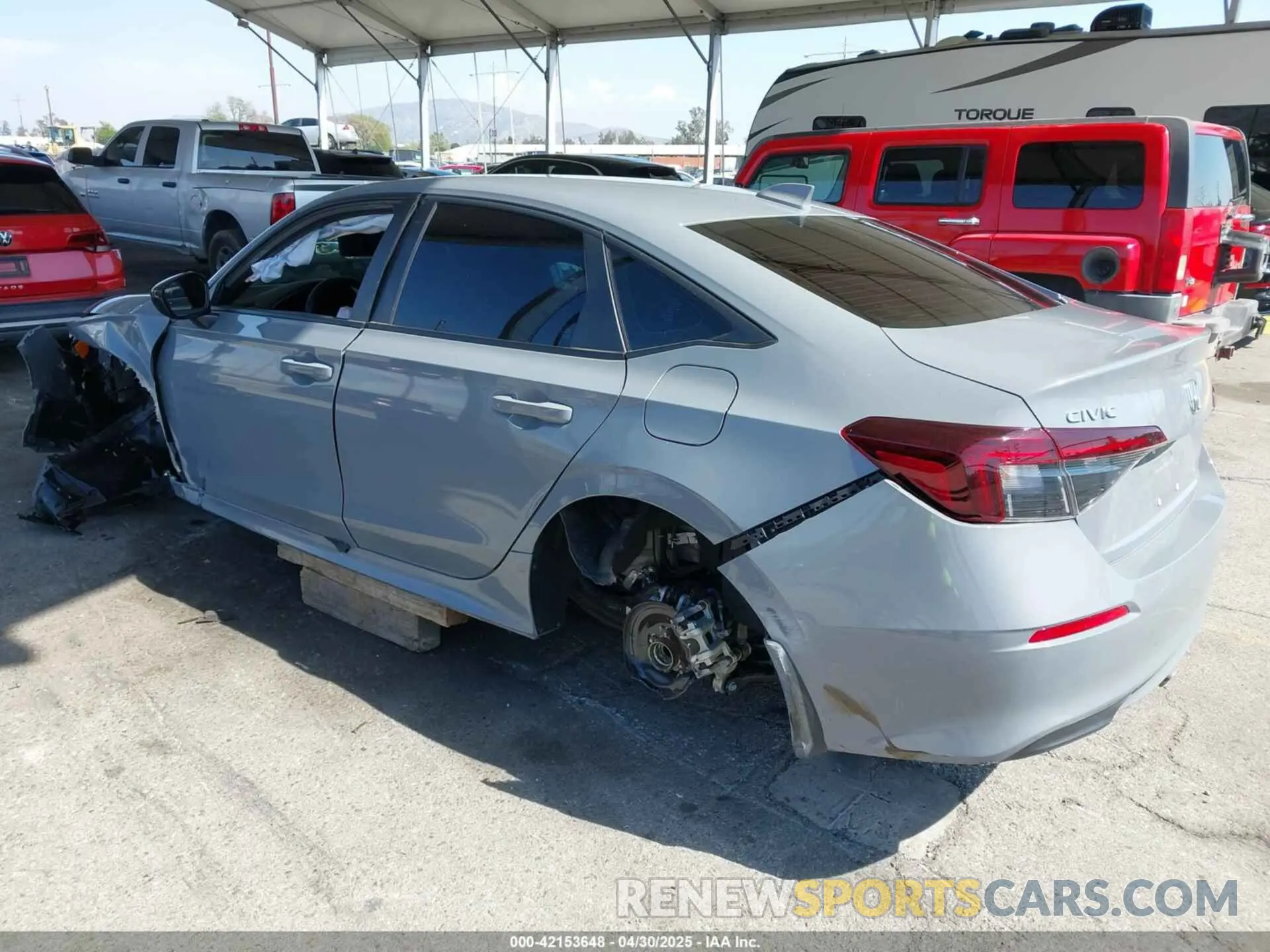 3 Photograph of a damaged car 2HGFE2F57SH504703 HONDA CIVIC 2025
