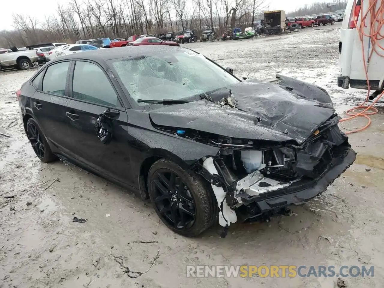 4 Photograph of a damaged car 2HGFE2F57SH526555 HONDA CIVIC 2025