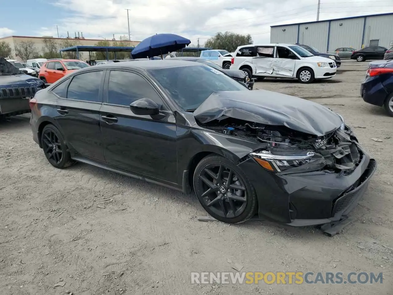 4 Photograph of a damaged car 2HGFE2F57SH565582 HONDA CIVIC 2025