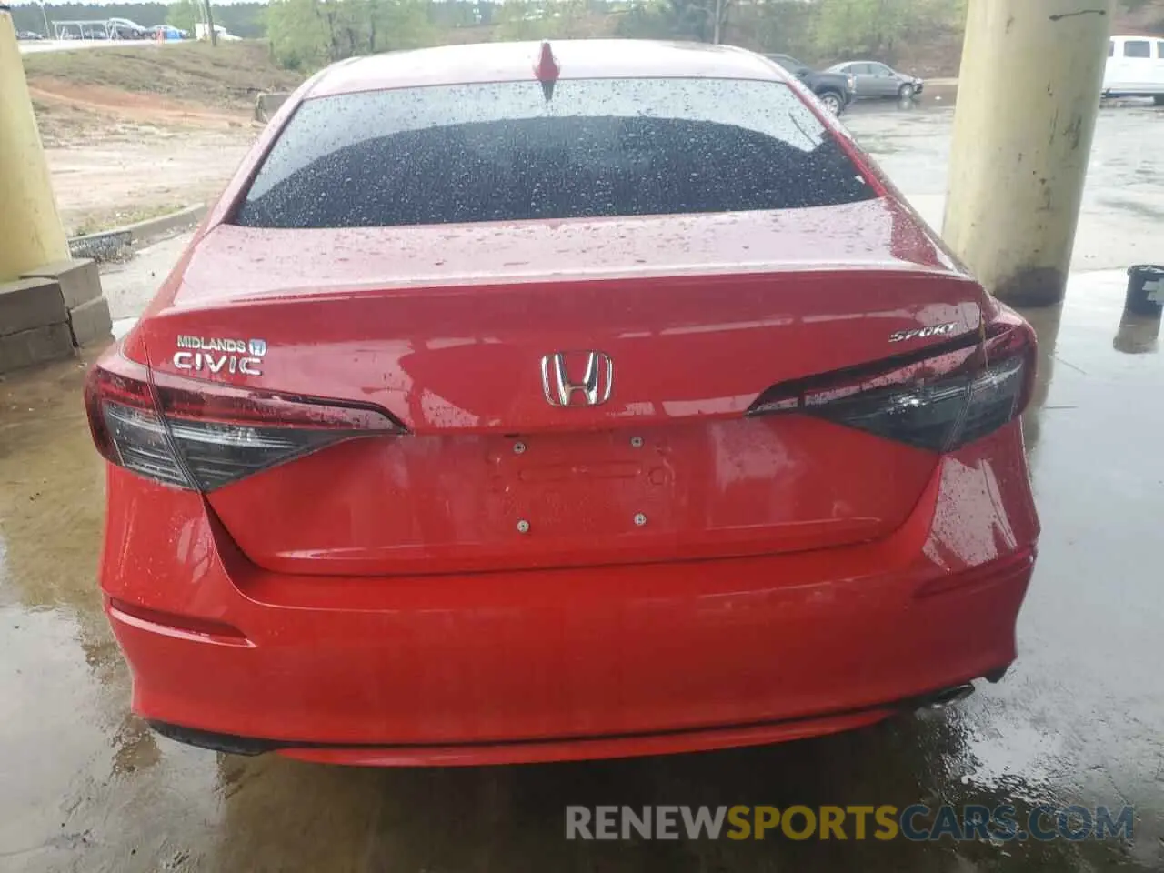 6 Photograph of a damaged car 2HGFE2F58SH549763 HONDA CIVIC 2025