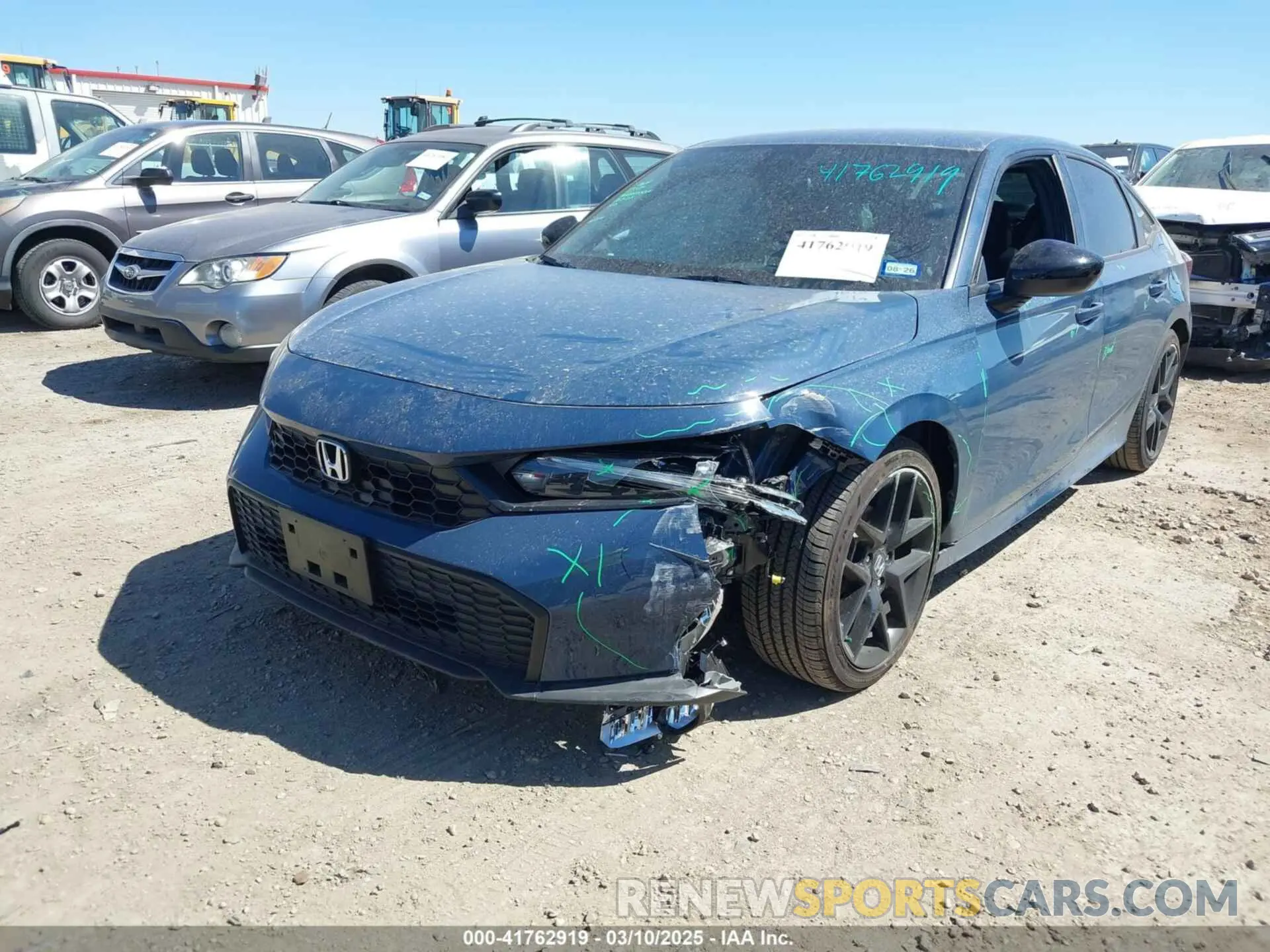 2 Photograph of a damaged car 2HGFE2F59SH514861 HONDA CIVIC 2025