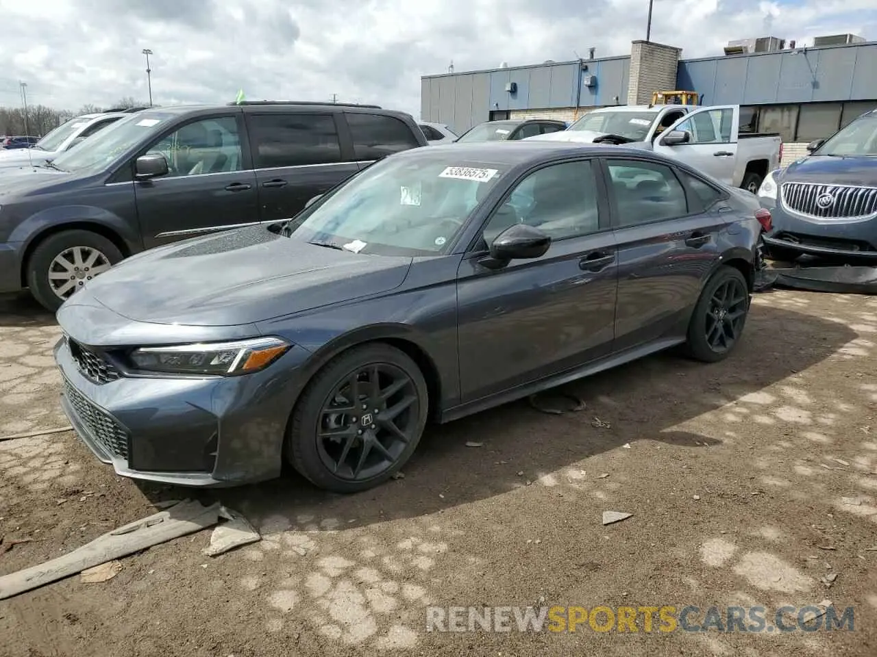 1 Photograph of a damaged car 2HGFE2F59SH570749 HONDA CIVIC 2025