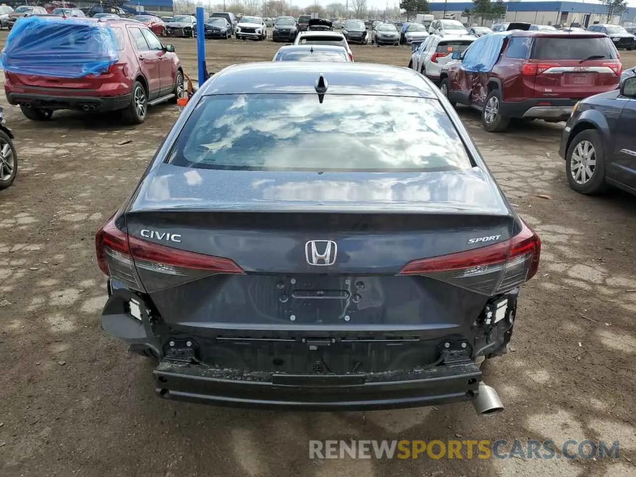 6 Photograph of a damaged car 2HGFE2F59SH570749 HONDA CIVIC 2025
