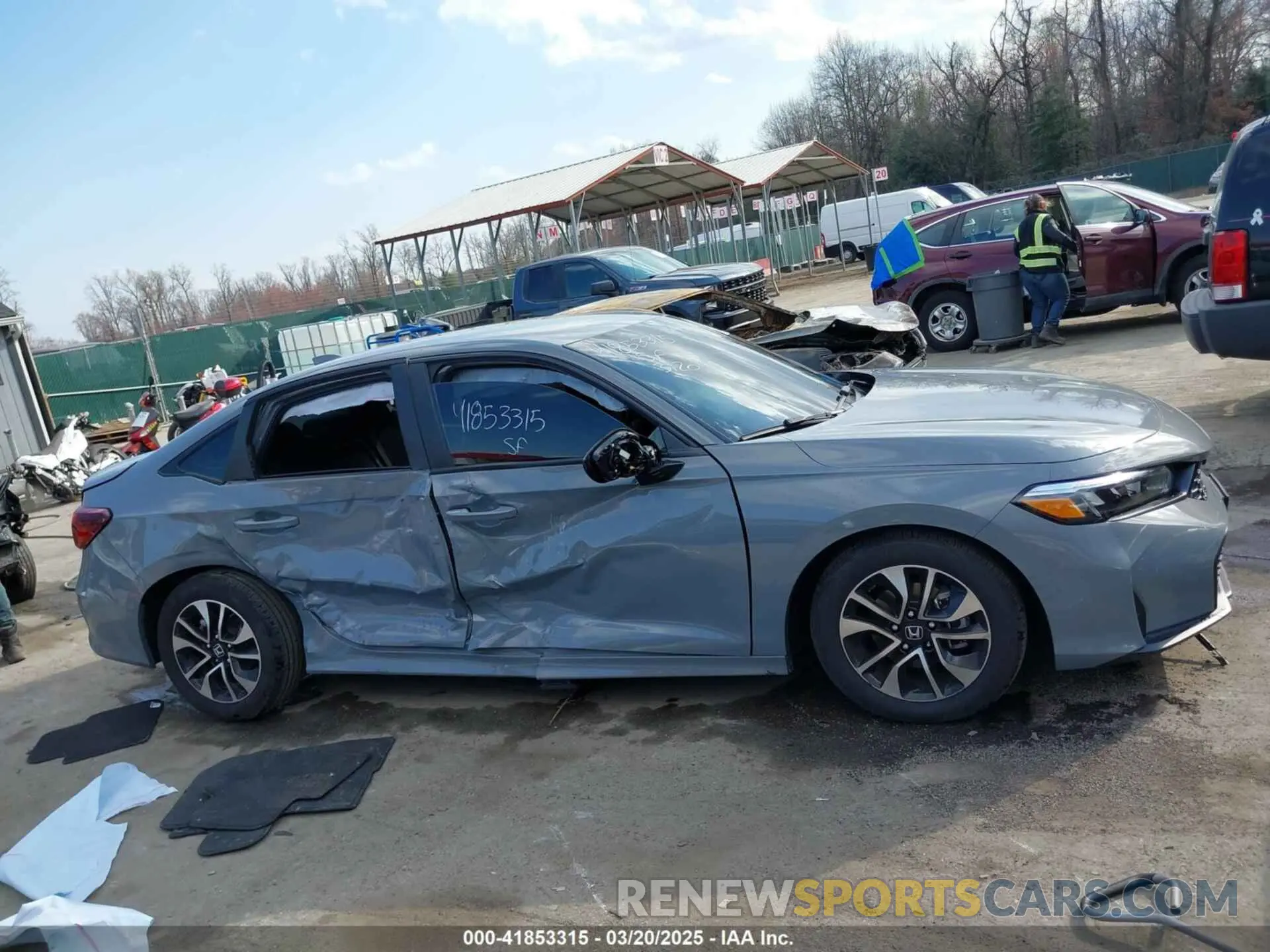 13 Photograph of a damaged car 2HGFE2F5XSH514366 HONDA CIVIC 2025