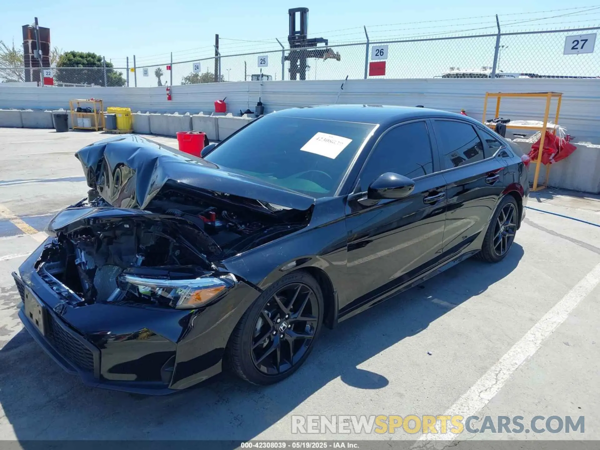 2 Photograph of a damaged car 2HGFE2F5XSH538926 HONDA CIVIC 2025