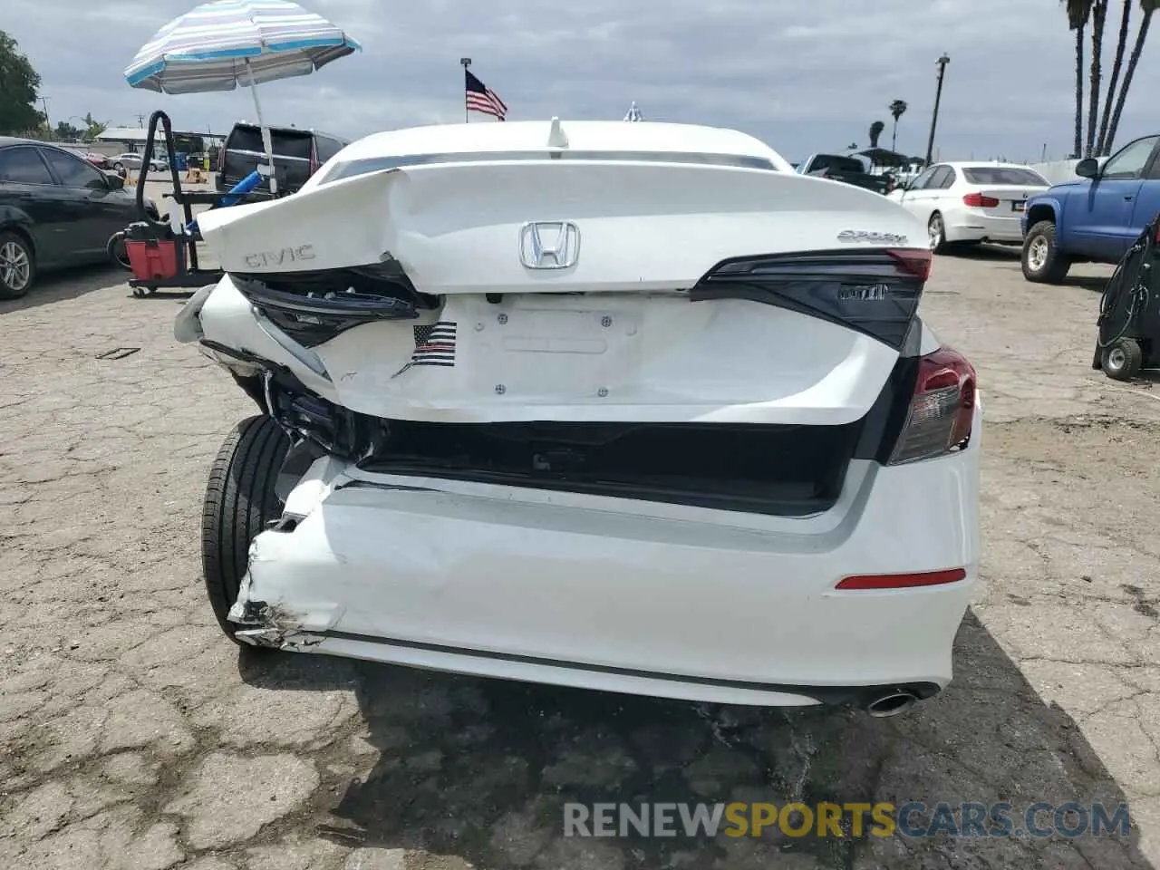 6 Photograph of a damaged car 2HGFE2F5XSH540451 HONDA CIVIC 2025