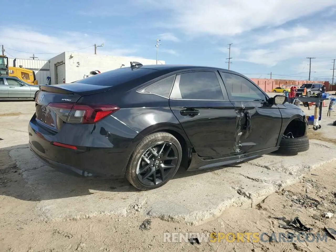 3 Photograph of a damaged car 2HGFE4F84SH326075 HONDA CIVIC 2025