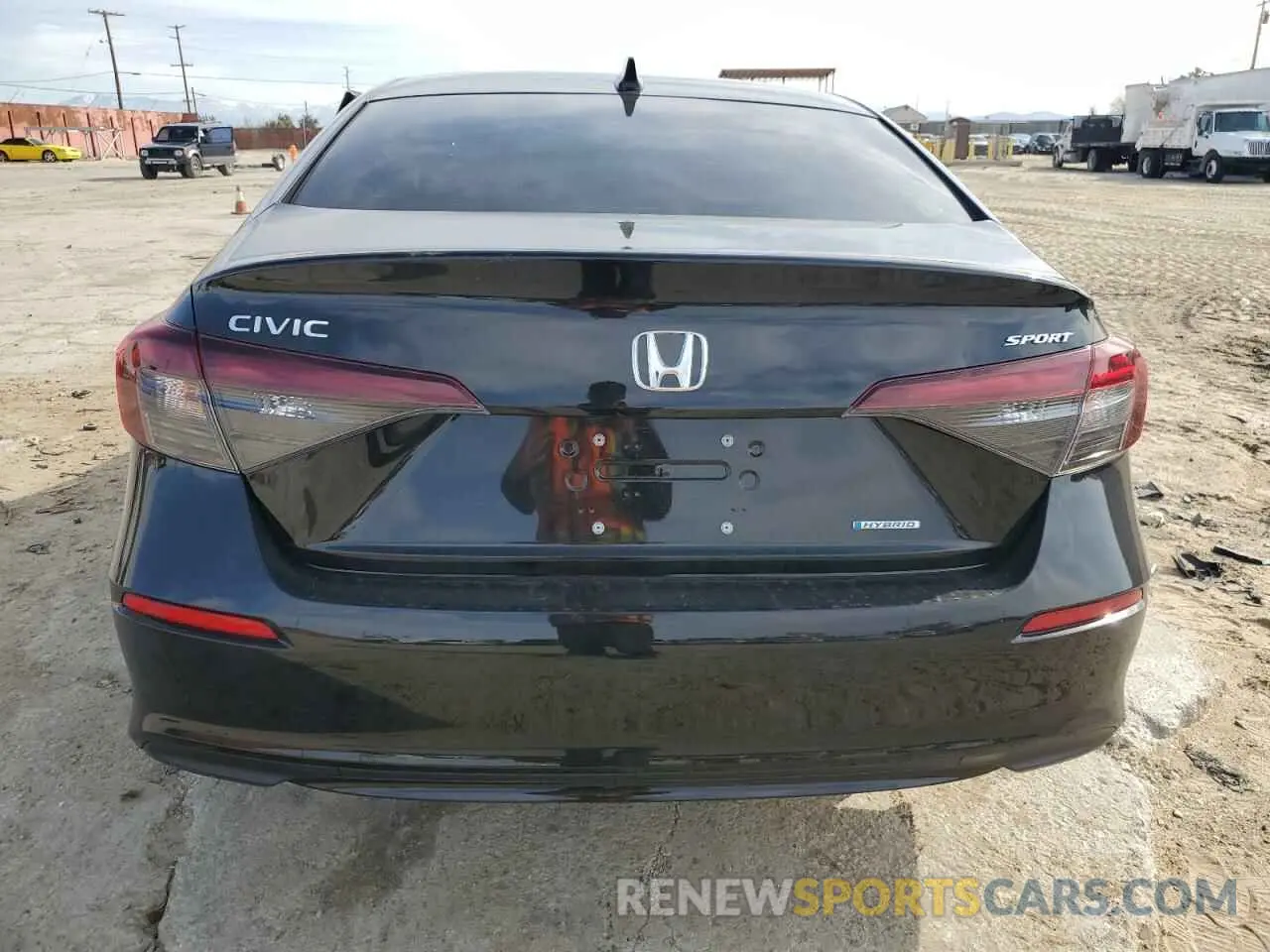 6 Photograph of a damaged car 2HGFE4F84SH326075 HONDA CIVIC 2025