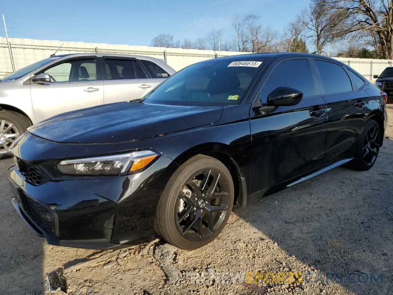 1 Photograph of a damaged car 2HGFE4F85SH313609 HONDA CIVIC 2025