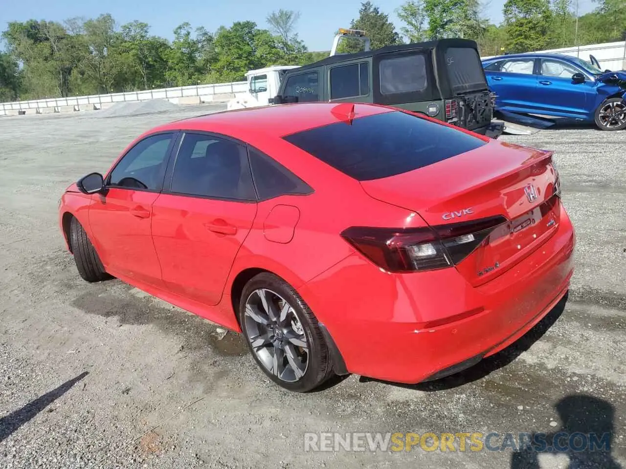 2 Photograph of a damaged car 2HGFE4F85SH320527 HONDA CIVIC 2025