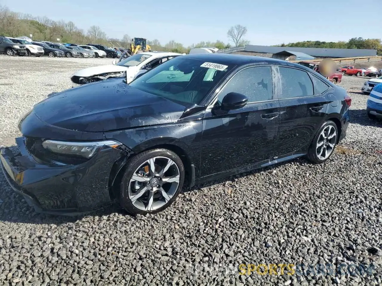 1 Photograph of a damaged car 2HGFE4F8XSH310544 HONDA CIVIC 2025