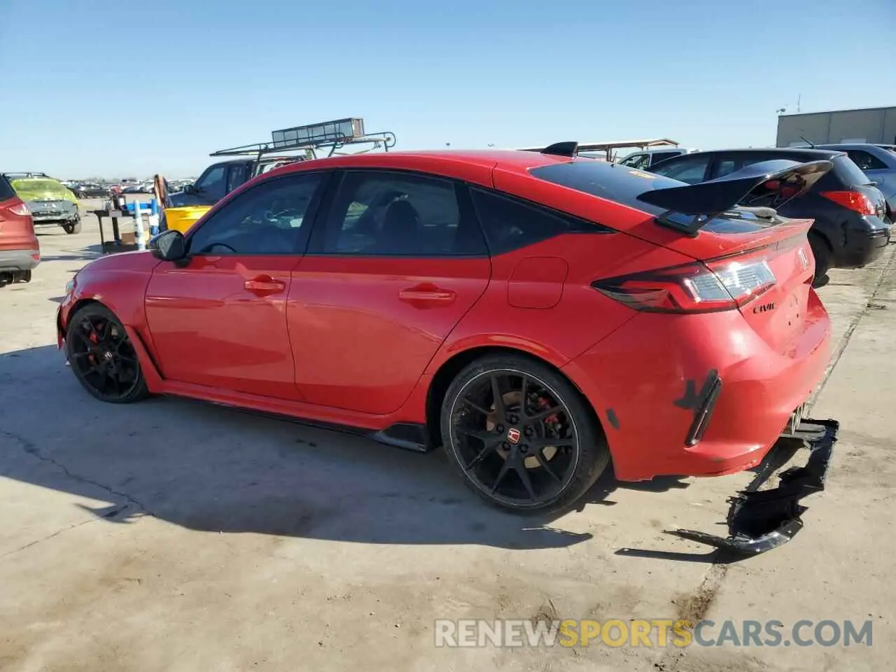 2 Фотография поврежденного автомобиля JHMFL5G40SX001231 HONDA CIVIC 2025