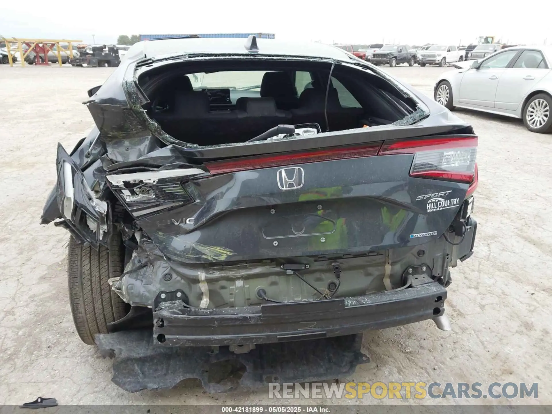 6 Photograph of a damaged car 19XFL4H87SE011901 HONDA CIVIC  HYBRID 2025
