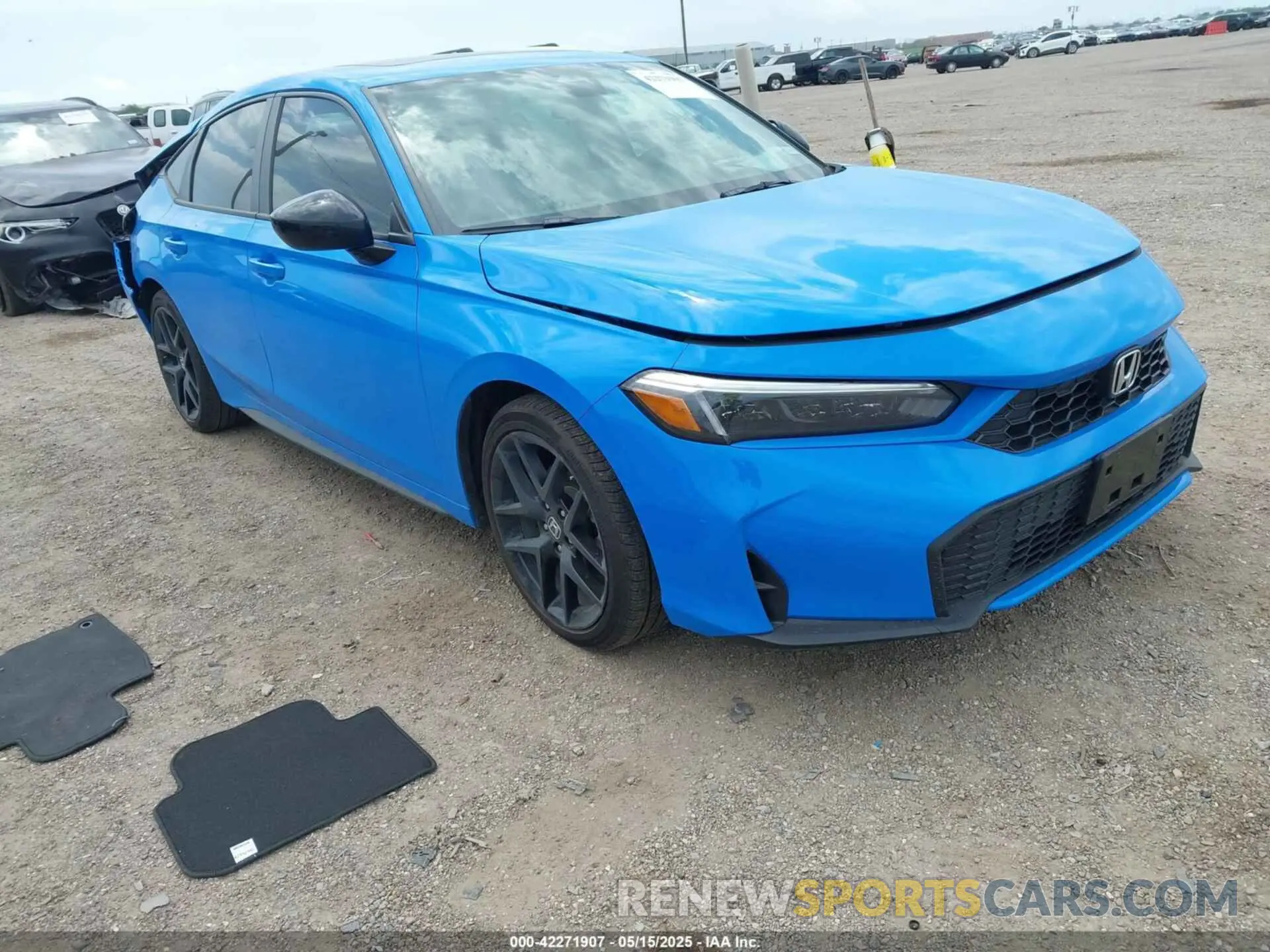 1 Photograph of a damaged car 19XFL4H8XSE013674 HONDA CIVIC HYBRID 2025