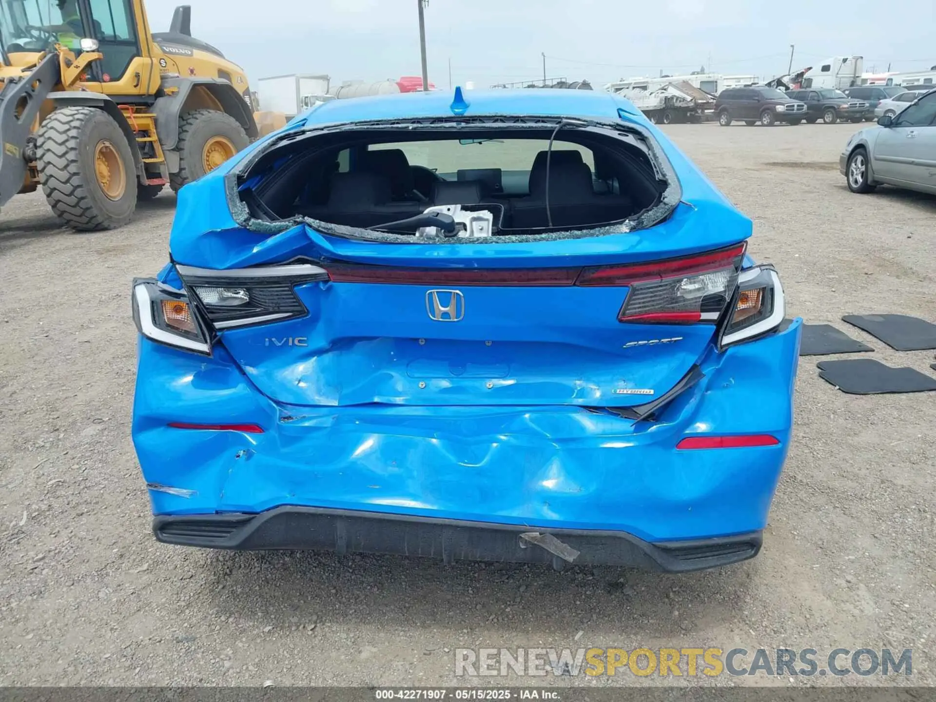 16 Photograph of a damaged car 19XFL4H8XSE013674 HONDA CIVIC HYBRID 2025