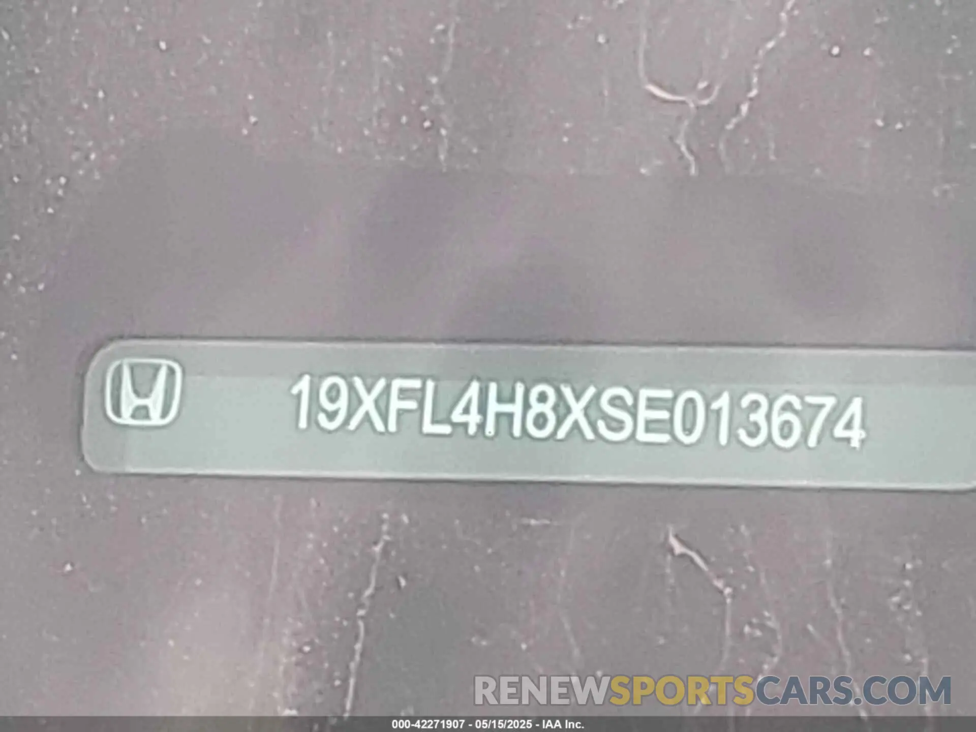 9 Photograph of a damaged car 19XFL4H8XSE013674 HONDA CIVIC HYBRID 2025