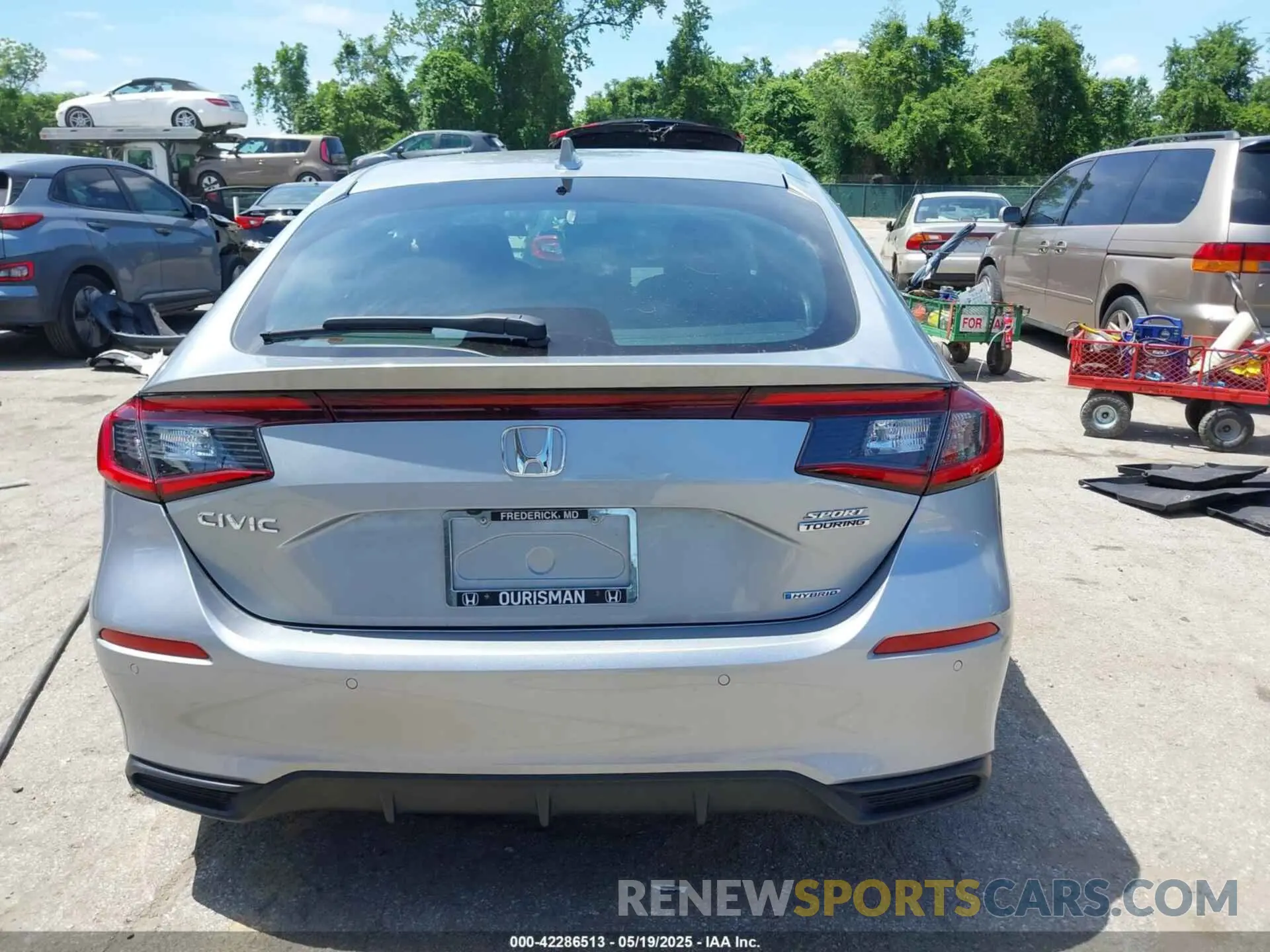 16 Photograph of a damaged car 19XFL4H99SE001654 HONDA CIVIC HYBRID 2025