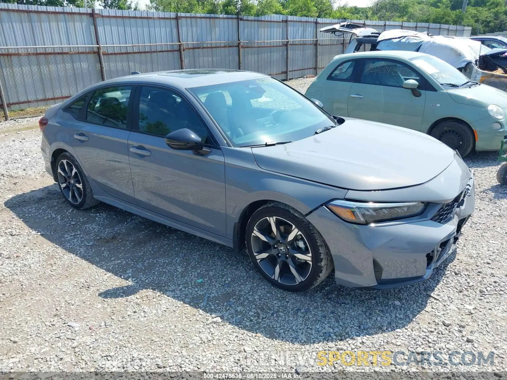 1 Photograph of a damaged car 2HGFE4F80SH322573 HONDA CIVIC HYBRID 2025